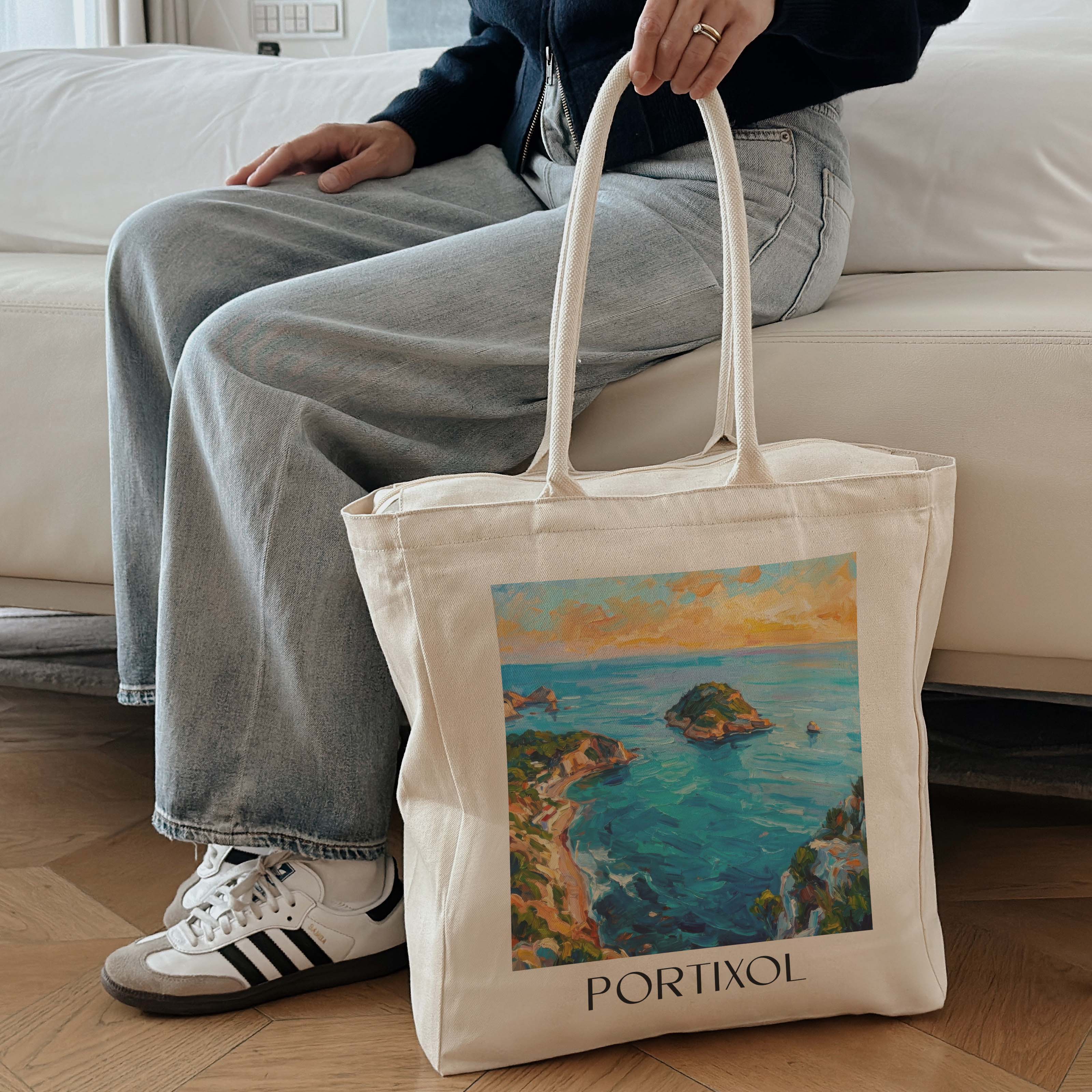 portixol--javea-spanien-einkaufstasche-oil-painting-oelgemaelde