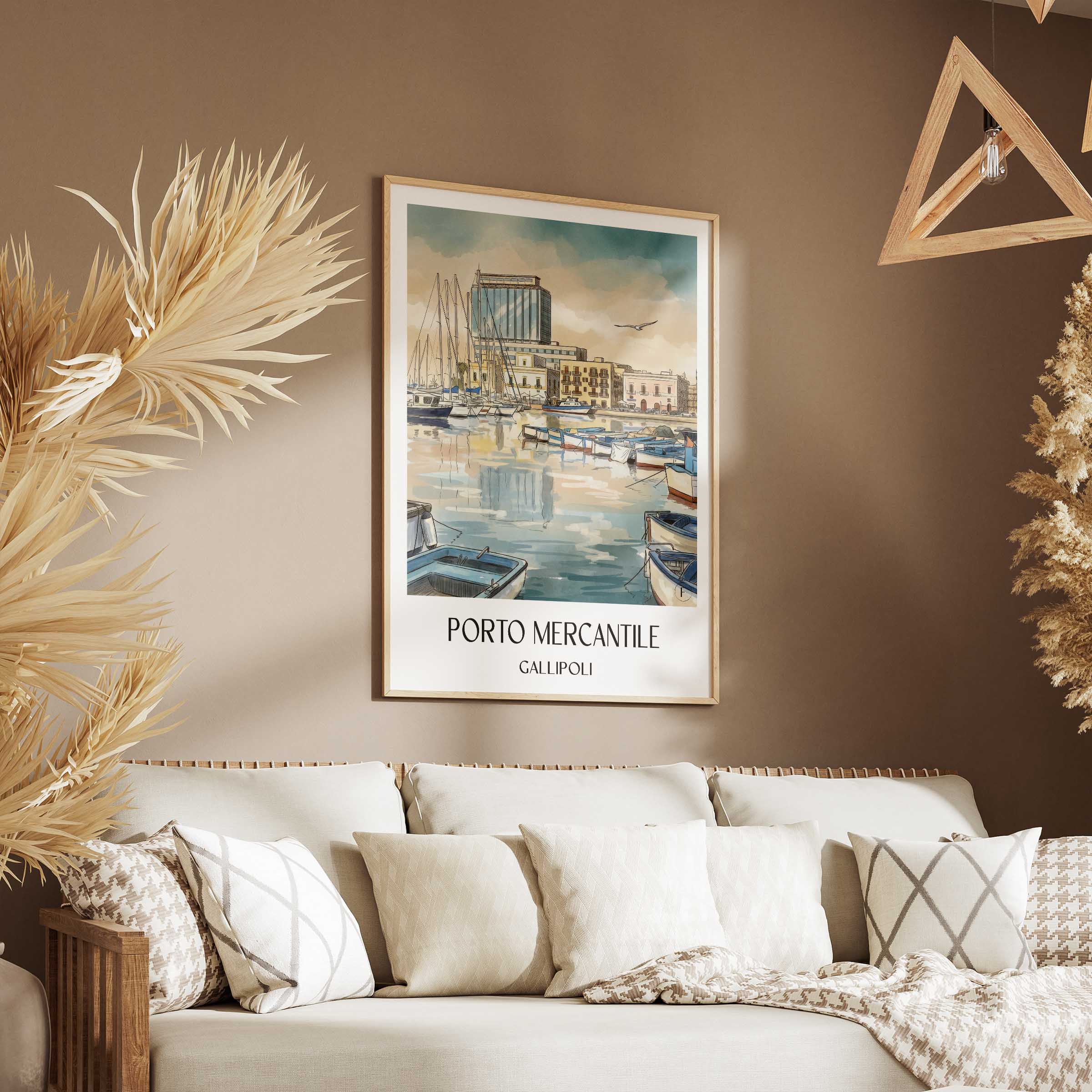 porto-mercantile-gallipoli-italien-poster-aquarell