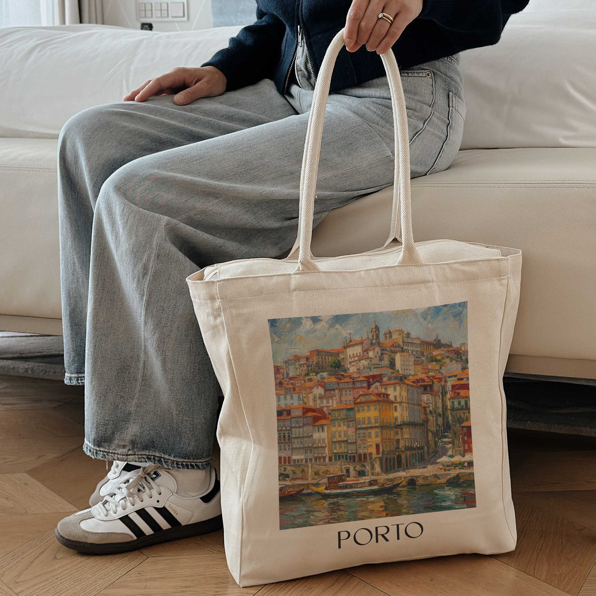 porto-portugal-einkaufstasche-oil-painting-oelgemaelde