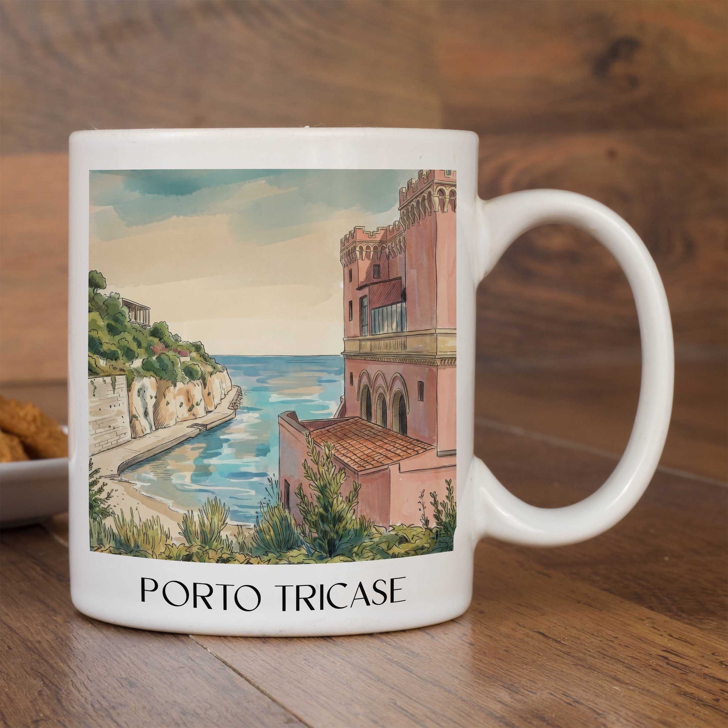 porto-tricase-apulien-italien-kaffeebecher-aquarell
