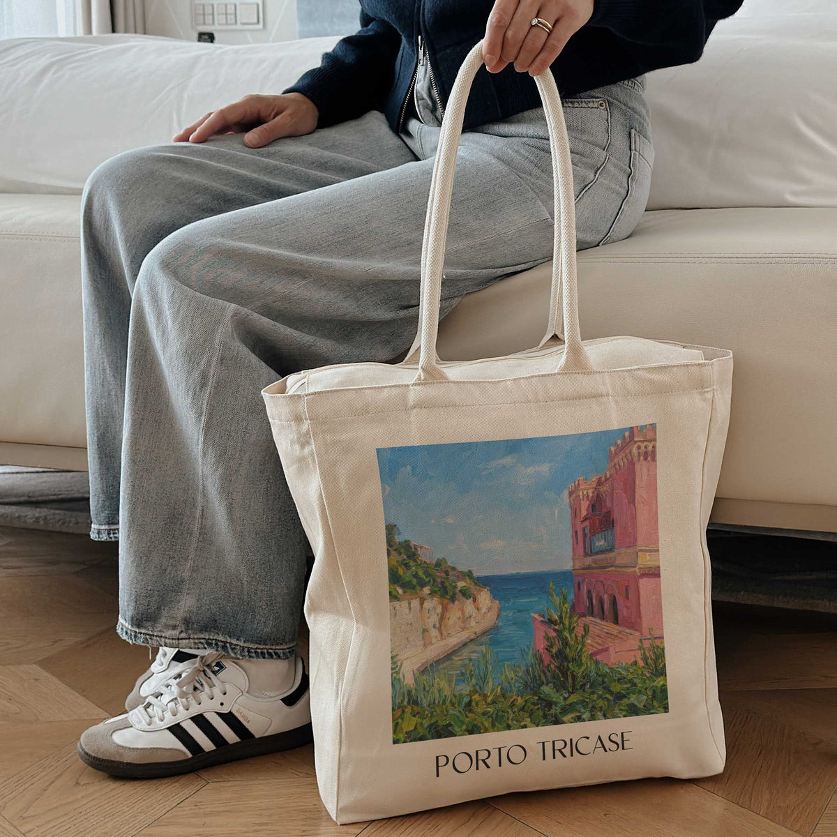 porto-tricase-apulien-italien-einkaufstasche-oil-painting-oelgemaelde