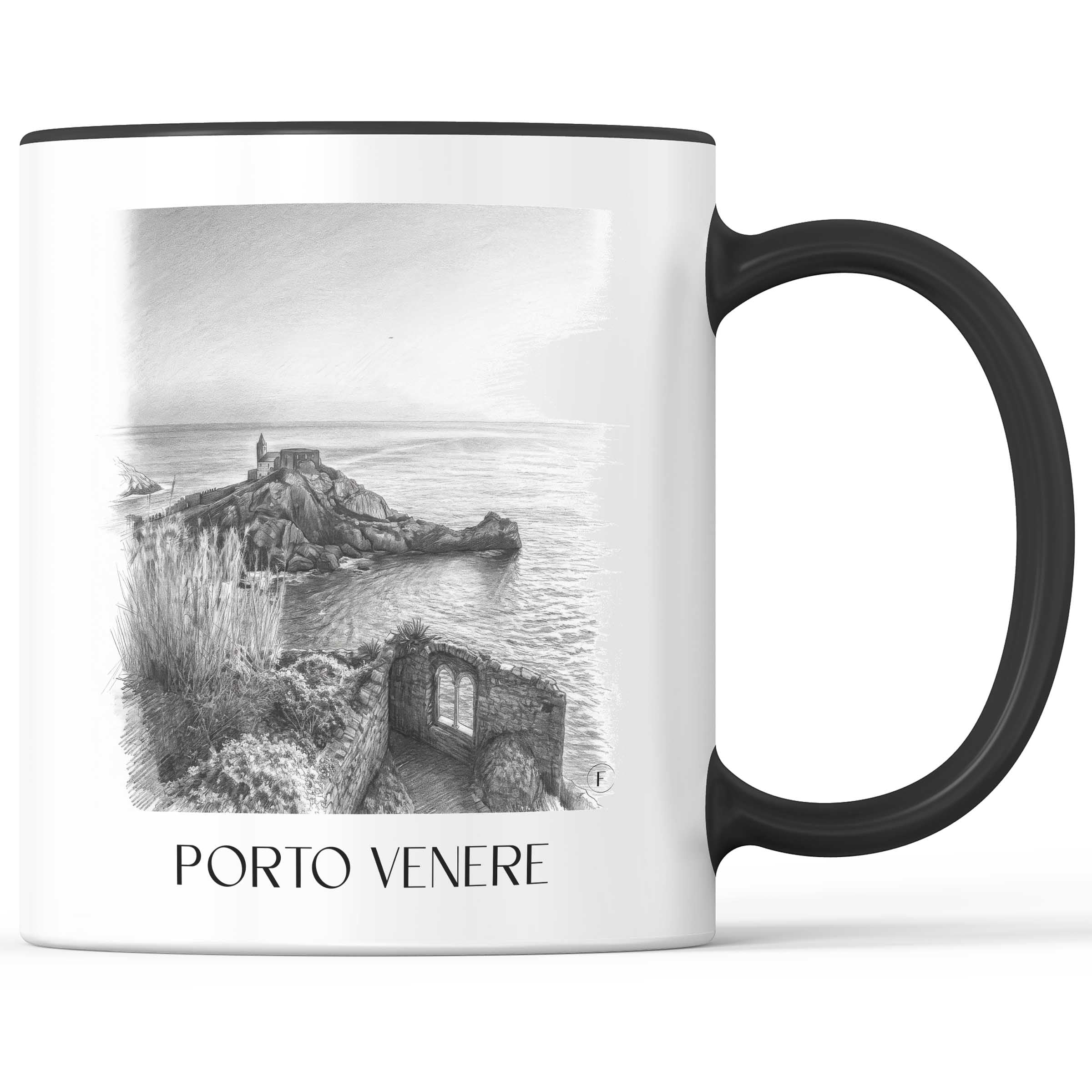 porto-venere-italien-kaffeebecher-bleistift-zeichnung-drawing