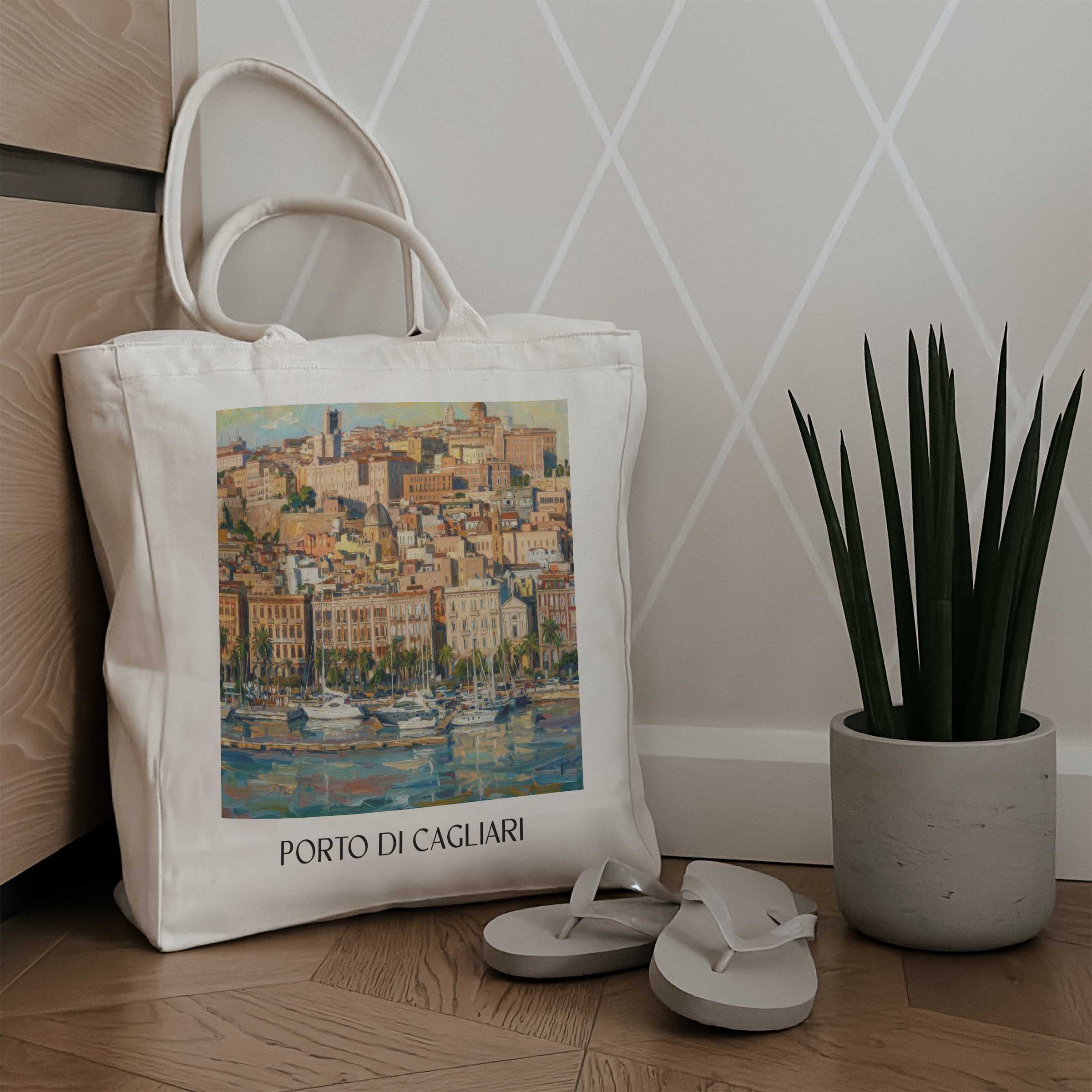 porto-di-cagliari-sardinien-italien-einkaufstasche-oil-painting-oelgemaelde