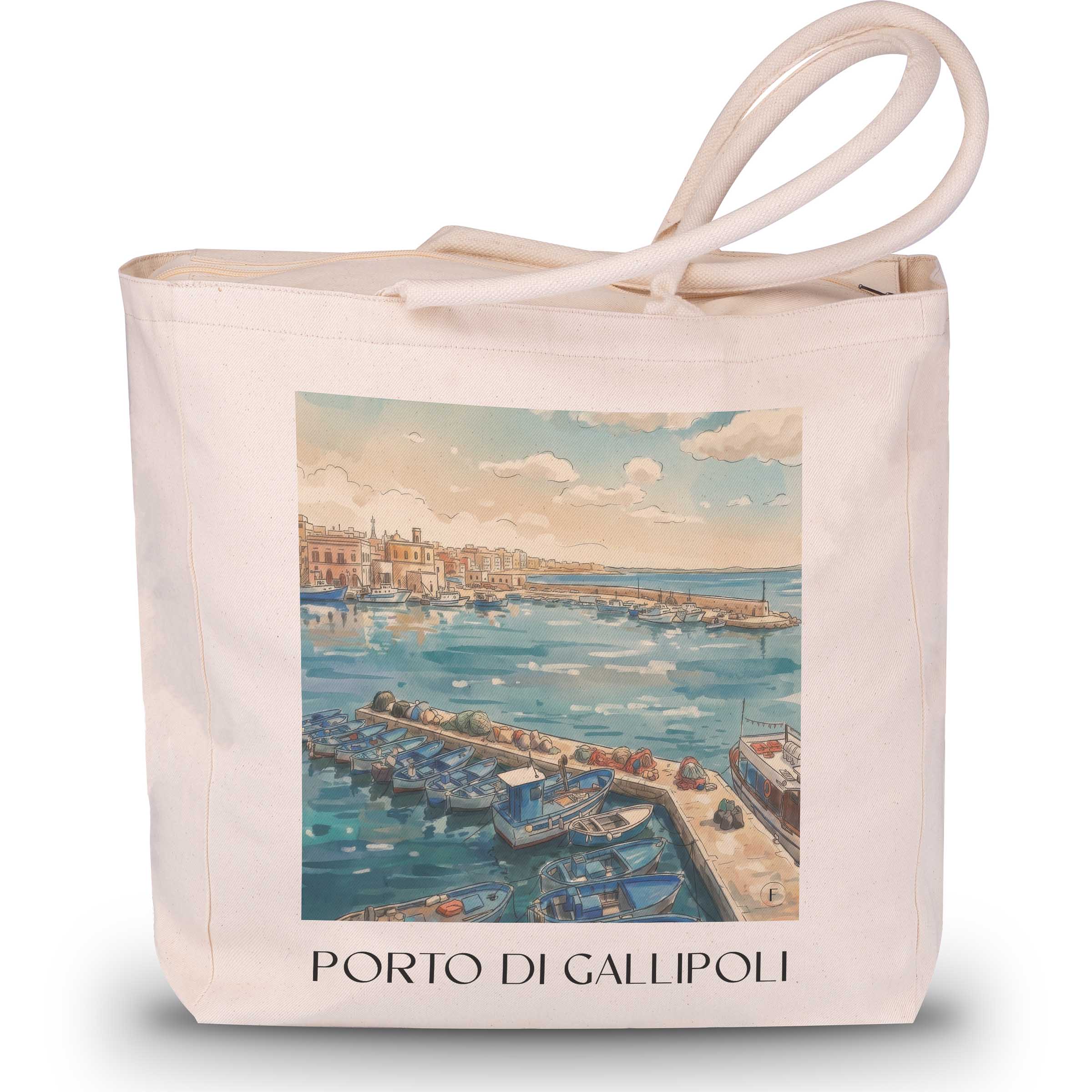porto-di-gallipoli-apulien-italien-einkaufstasche-aquarell