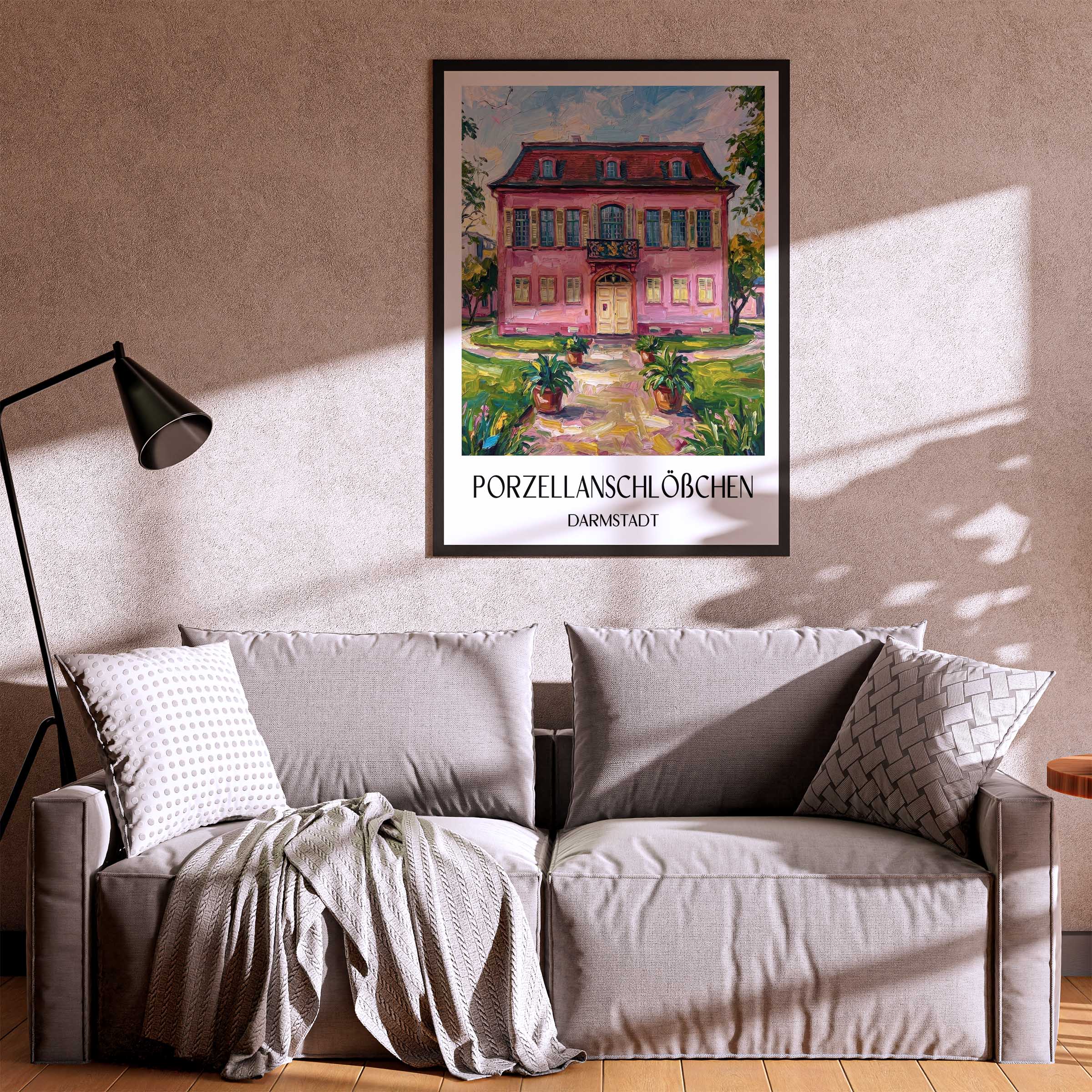 porzellanschlößchen-darmstadt-deutschland-poster-oil-painting-oelgemaelde
