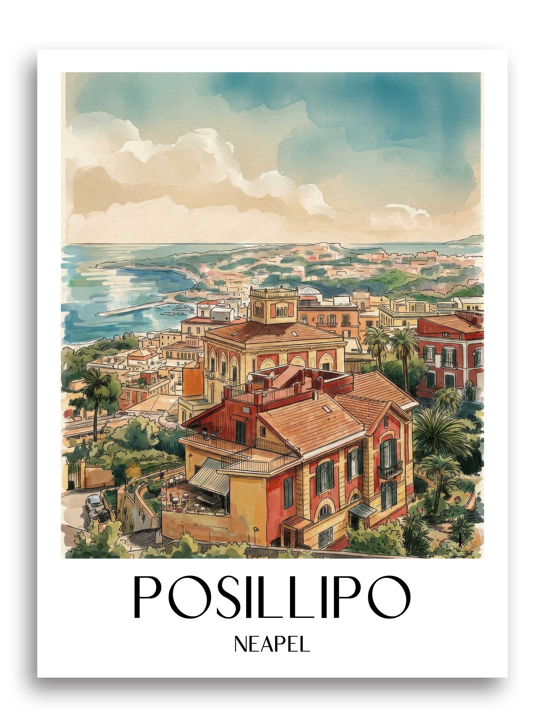 posillipo-neapel-italien-poster-aquarell