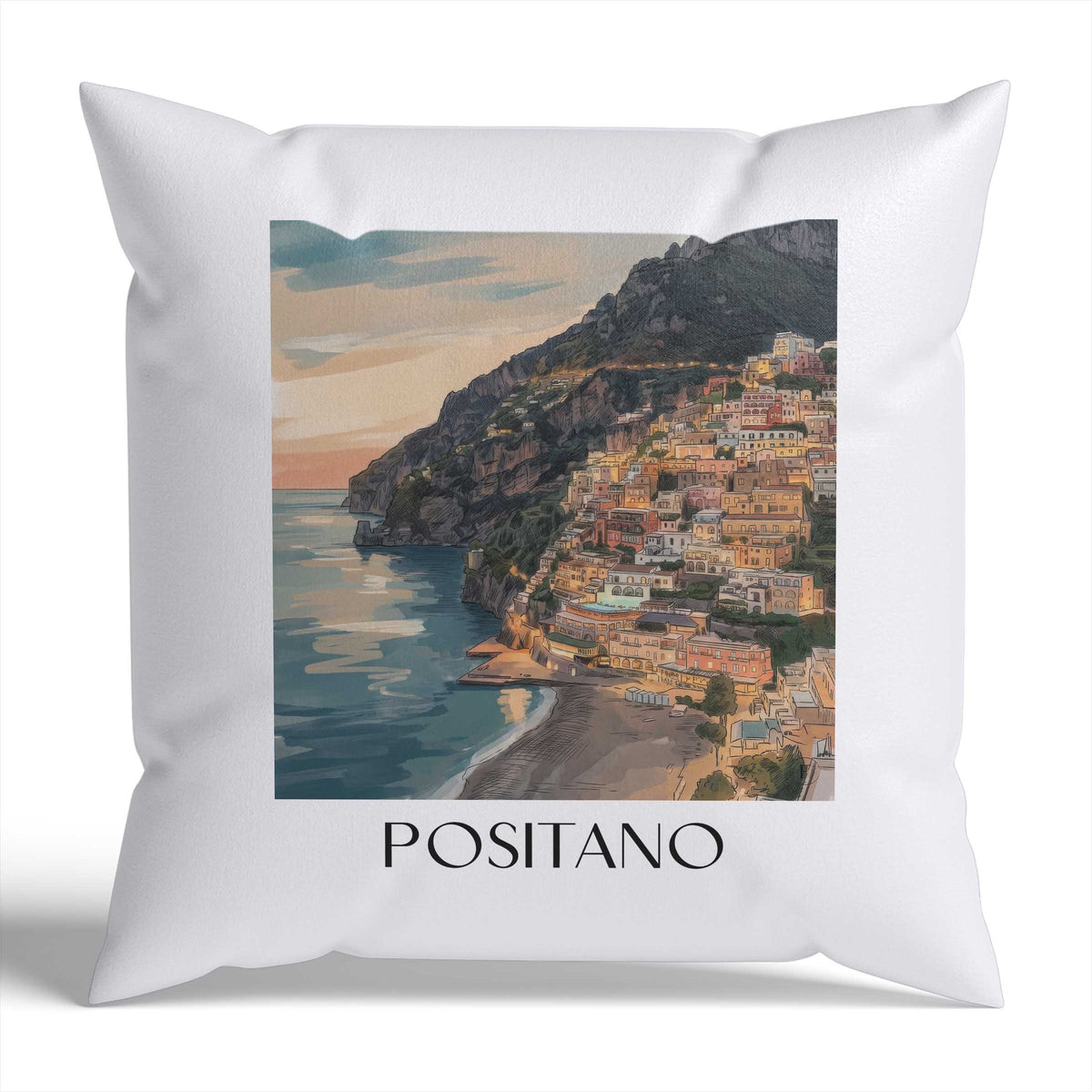 positano-amalfi-küste-italien-kissenbezug-aquarell