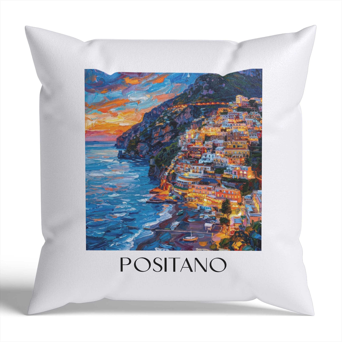 positano-amalfi-küste-italien-kissenbezug-oil-painting-oelgemaelde