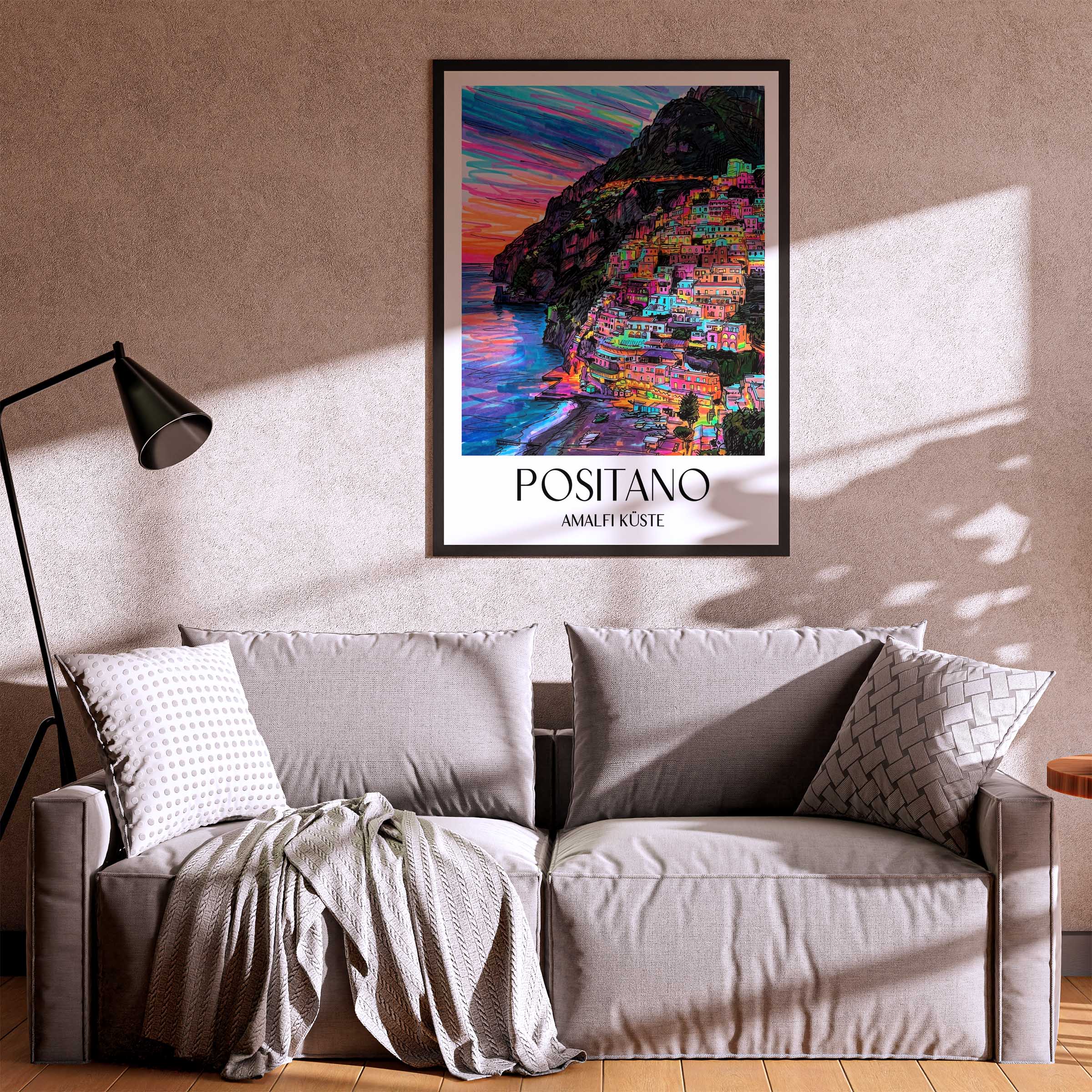 positano-amalfi-küste-italien-poster-graffiti