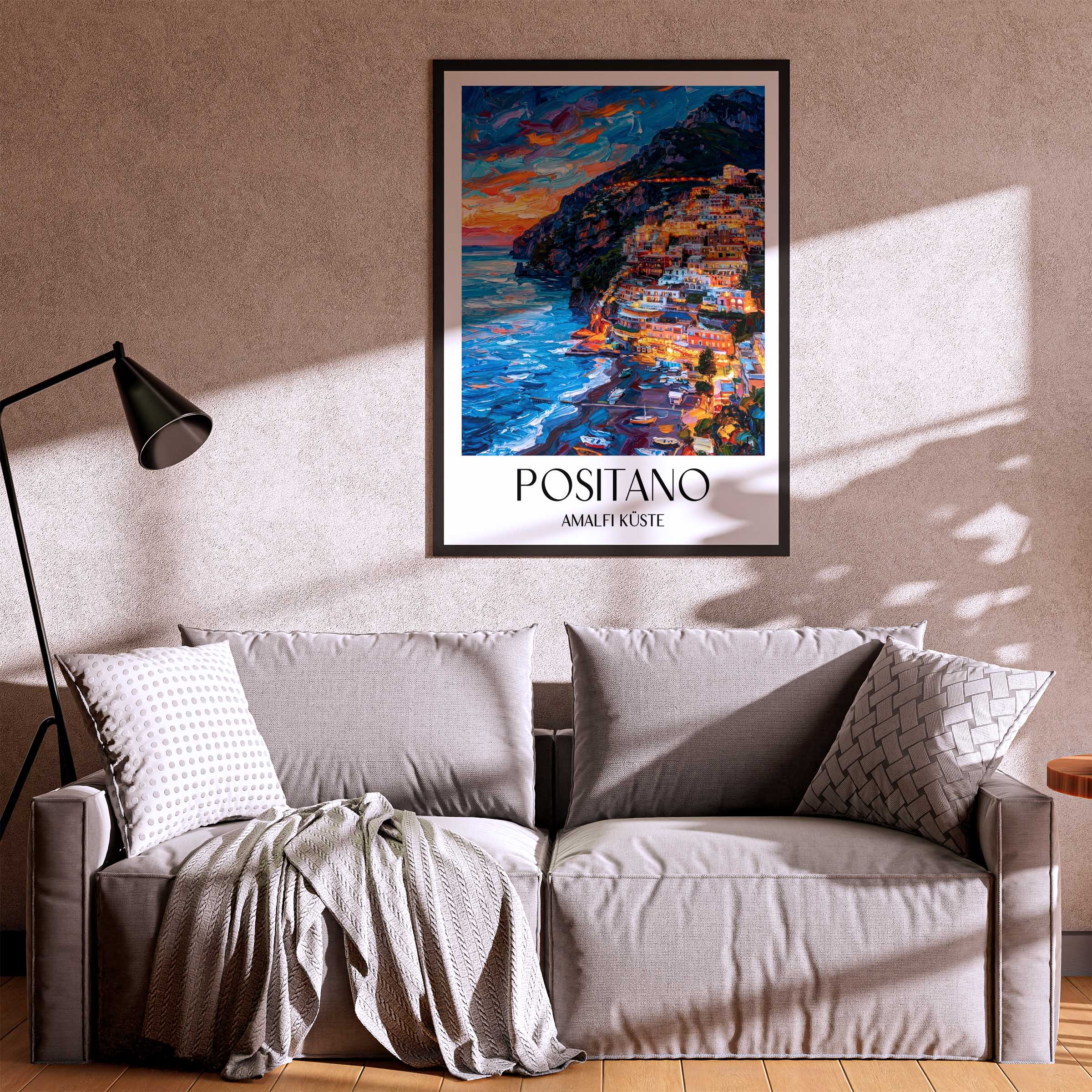 positano-amalfi-küste-italien-poster-oil-painting-oelgemaelde