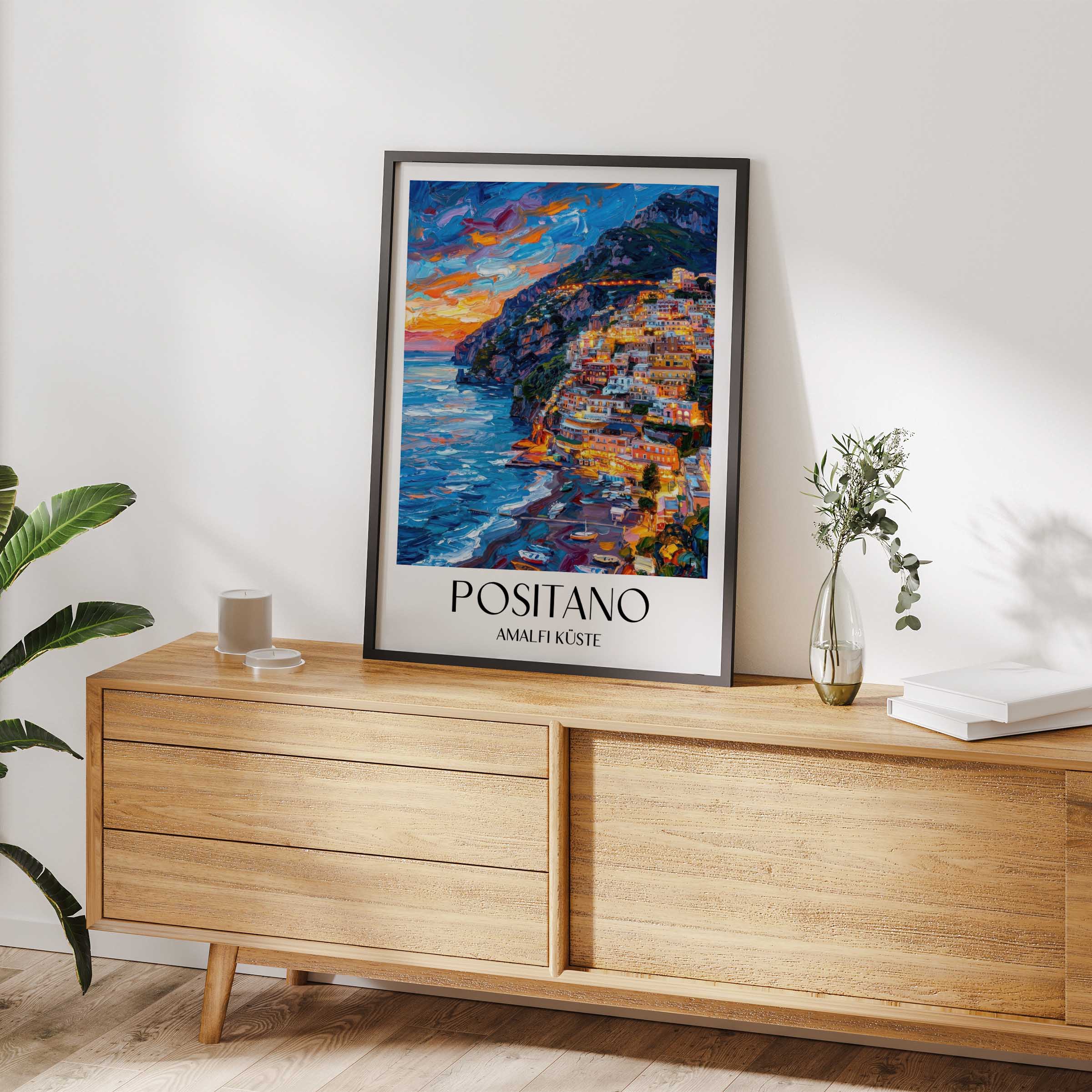 positano-amalfi-küste-italien-poster-oil-painting-oelgemaelde