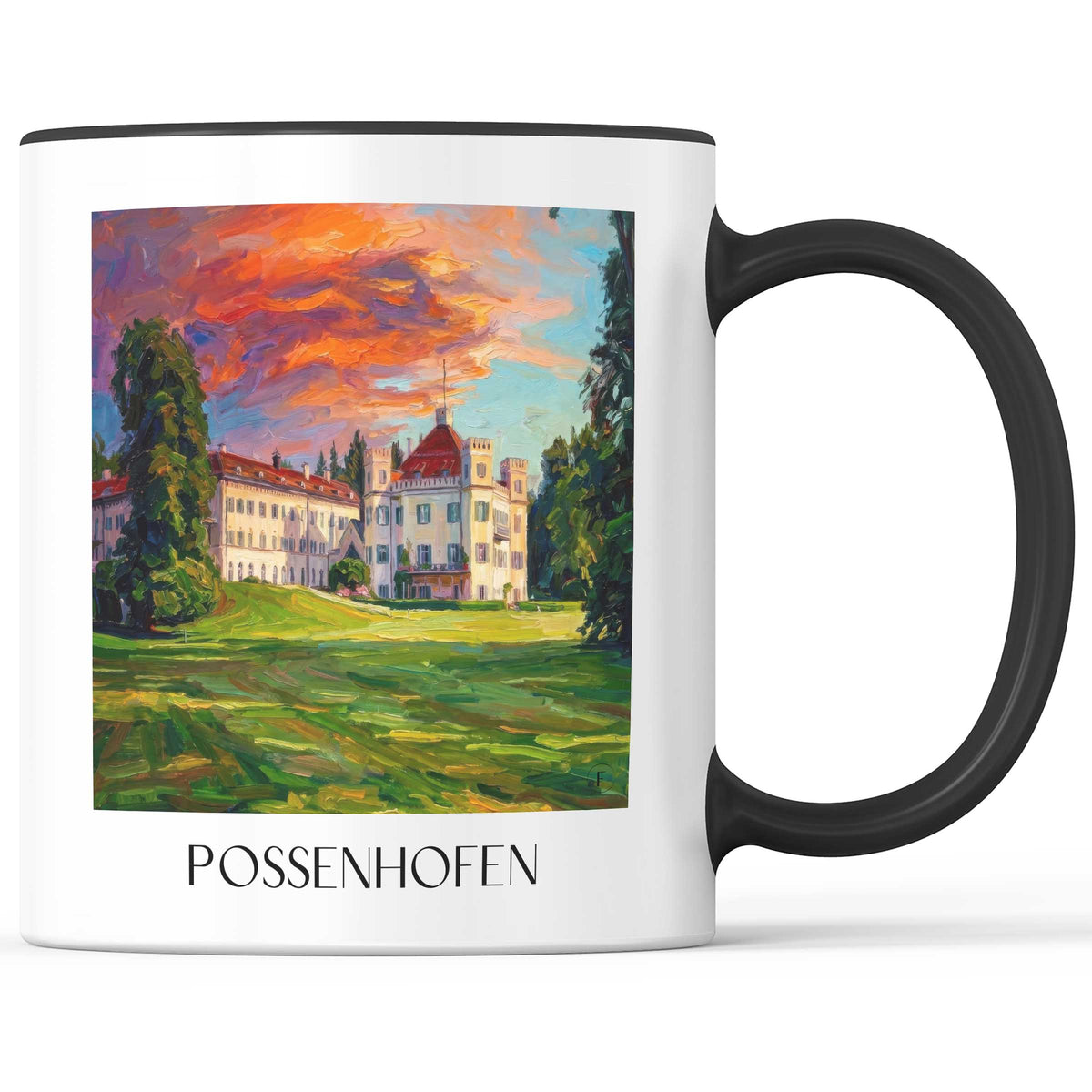 possenhofen-fünfseenland-deutschland-kaffeebecher-oil-painting-oelgemaelde