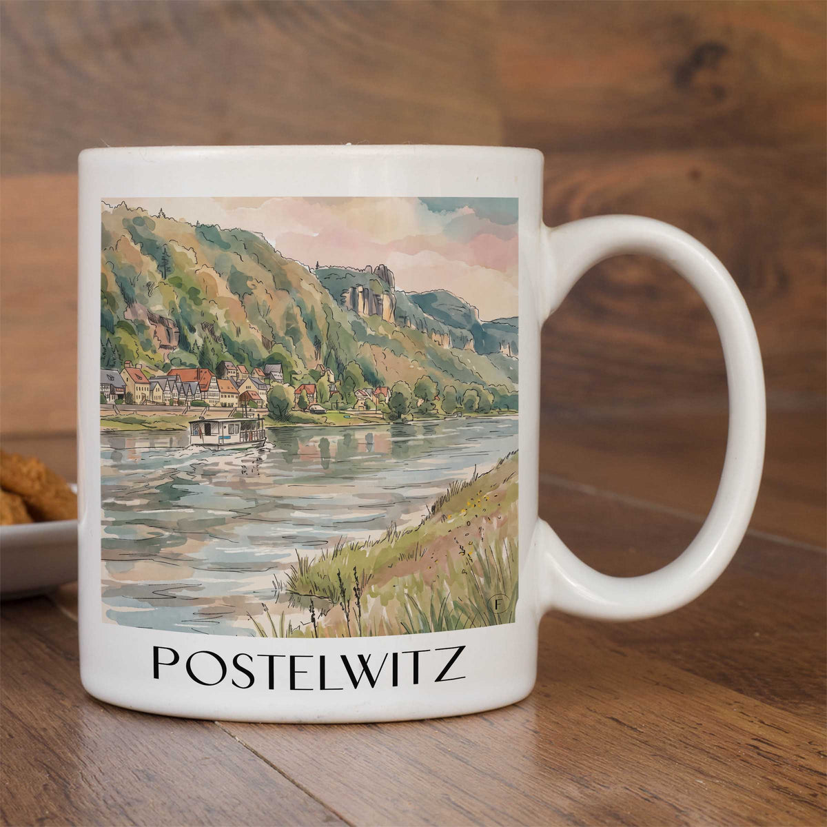 postelwitz-sächsische-schweiz-deutschland-kaffeebecher-aquarell