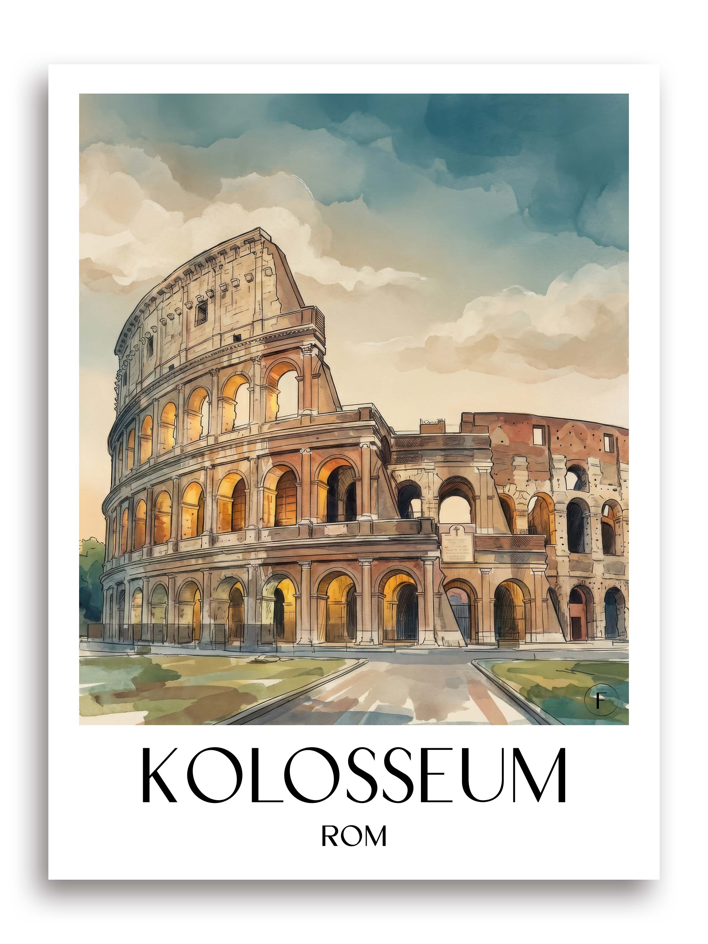 kolosseum-rom-italien-poster-aquarell