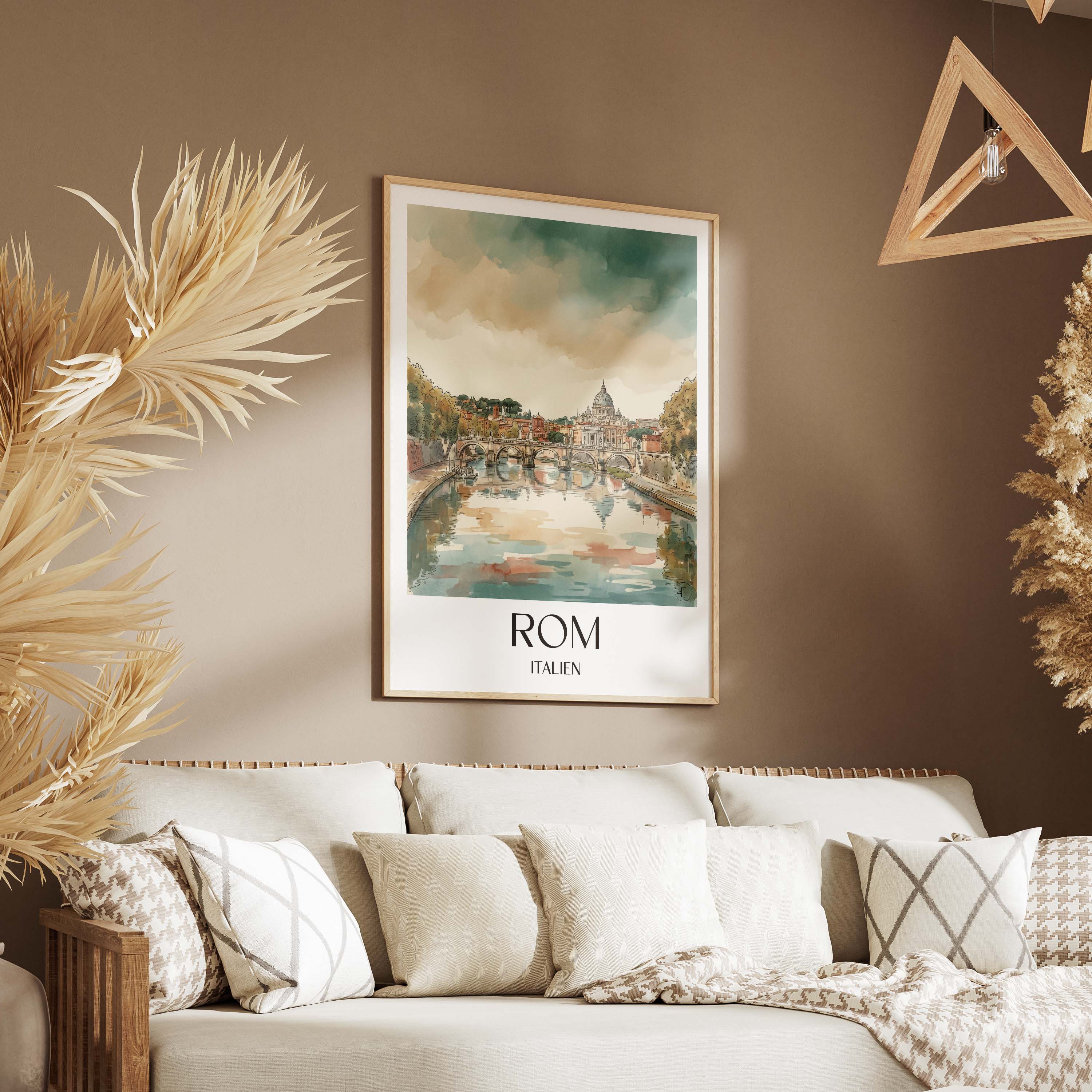 rom-italien-poster-aquarell