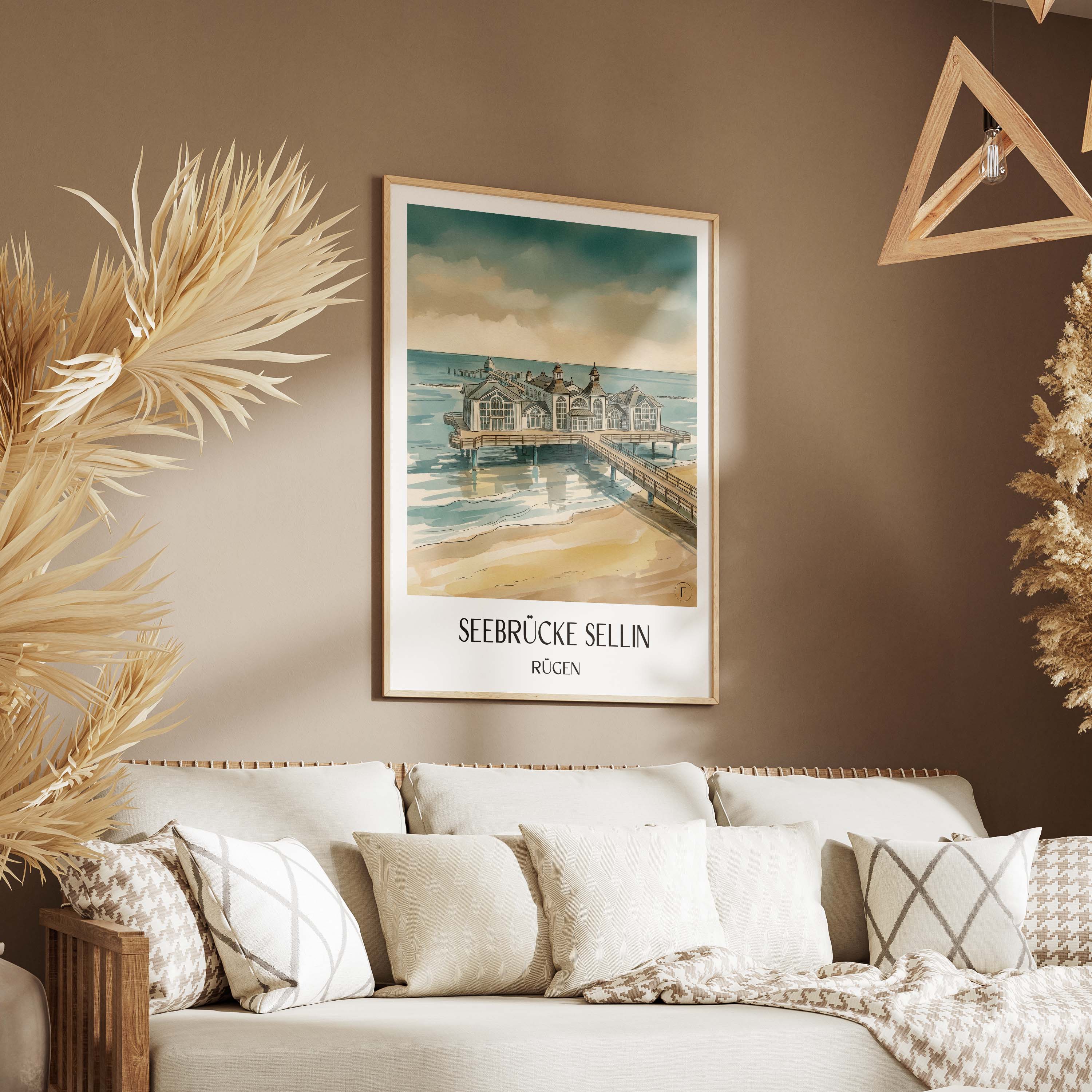 seebrücke-sellin-rügen-deutschland-poster-aquarell