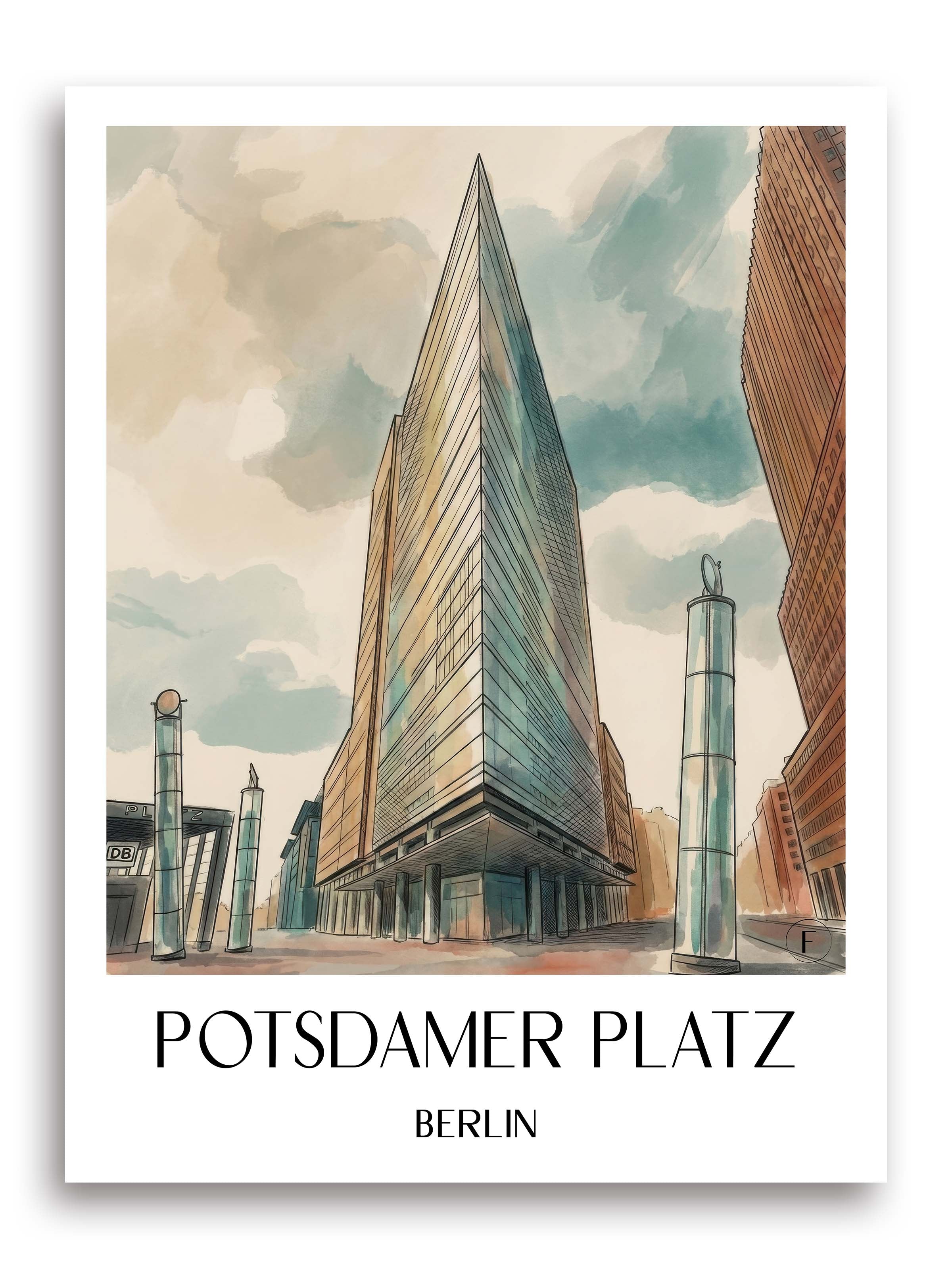 potsdamer-platz-berlin-deutschland-poster-aquarell