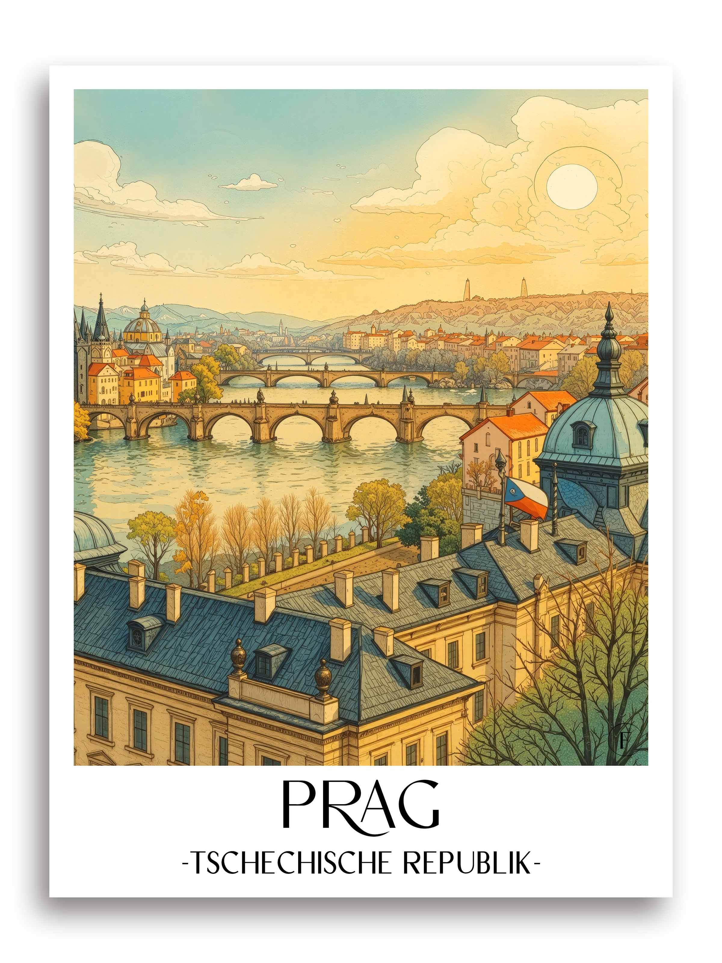 prag-tschechien-poster-aquarell