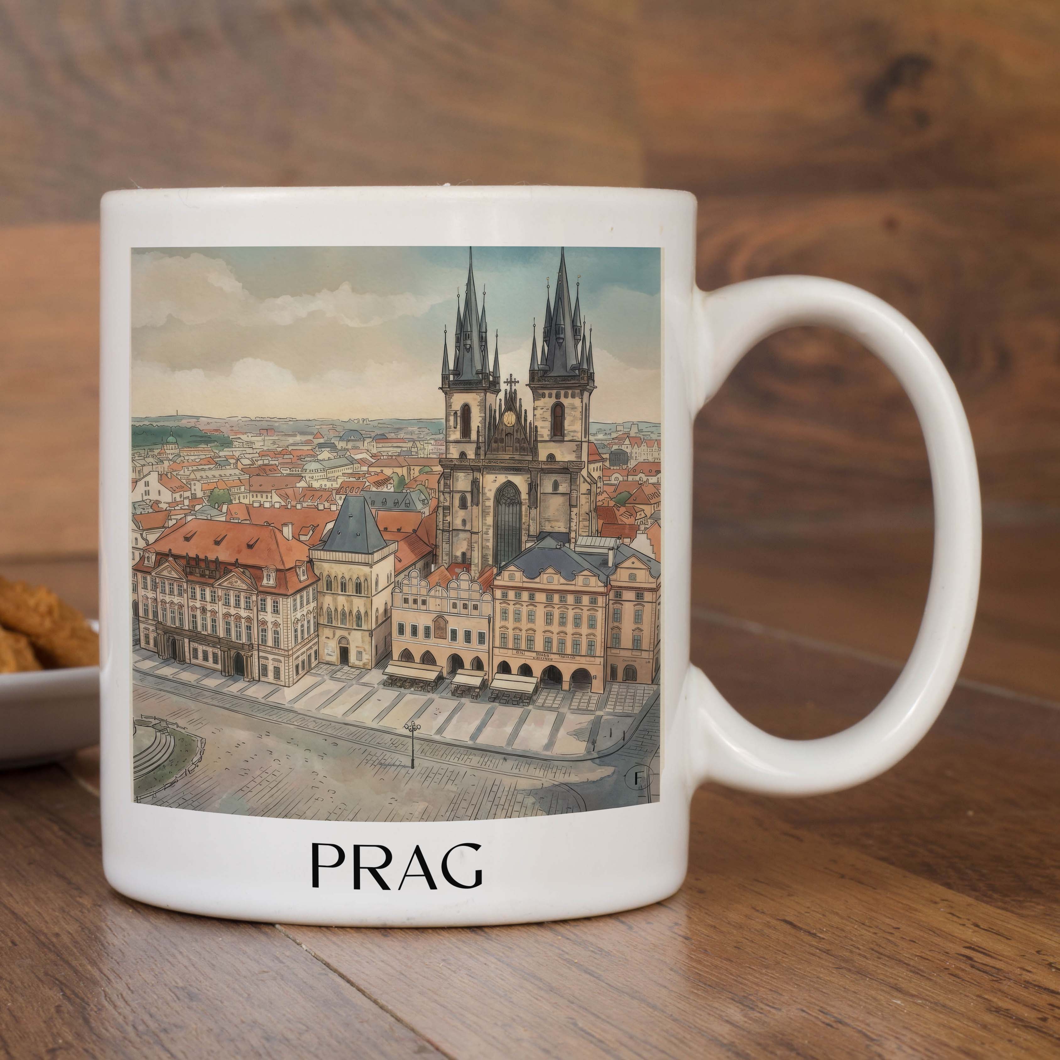 prag-tschechien-kaffeebecher-aquarell
