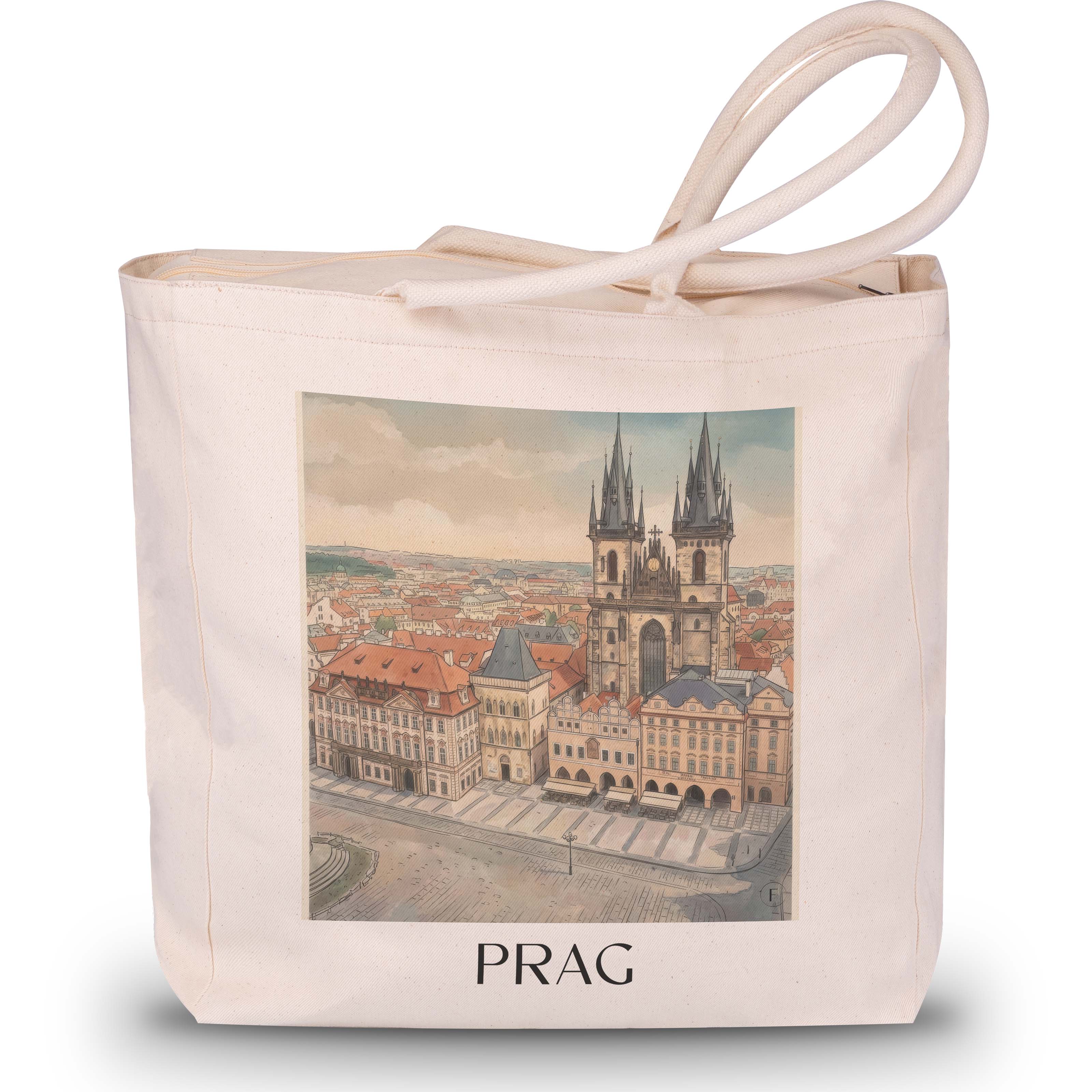 prag-tschechien-einkaufstasche-aquarell