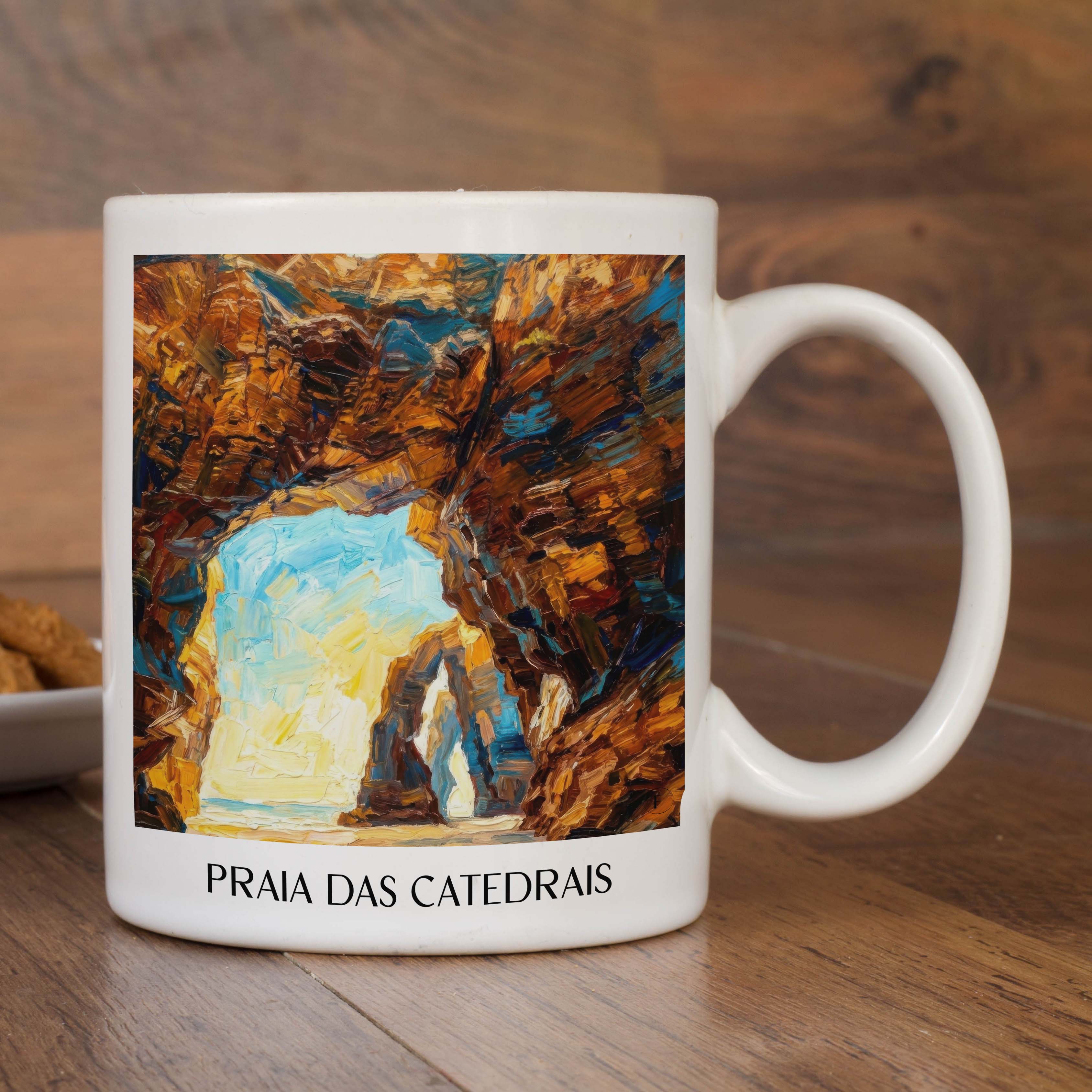 praia-das-catedrais-spanien-spanien-kaffeebecher-oil-painting-oelgemaelde