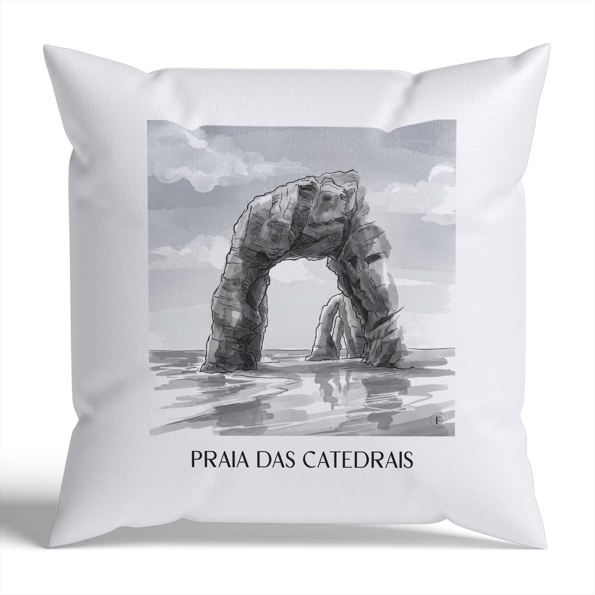 praia-das-catedrais-spanien-spanien-kissenbezug-aquarell-schwarz-weiss