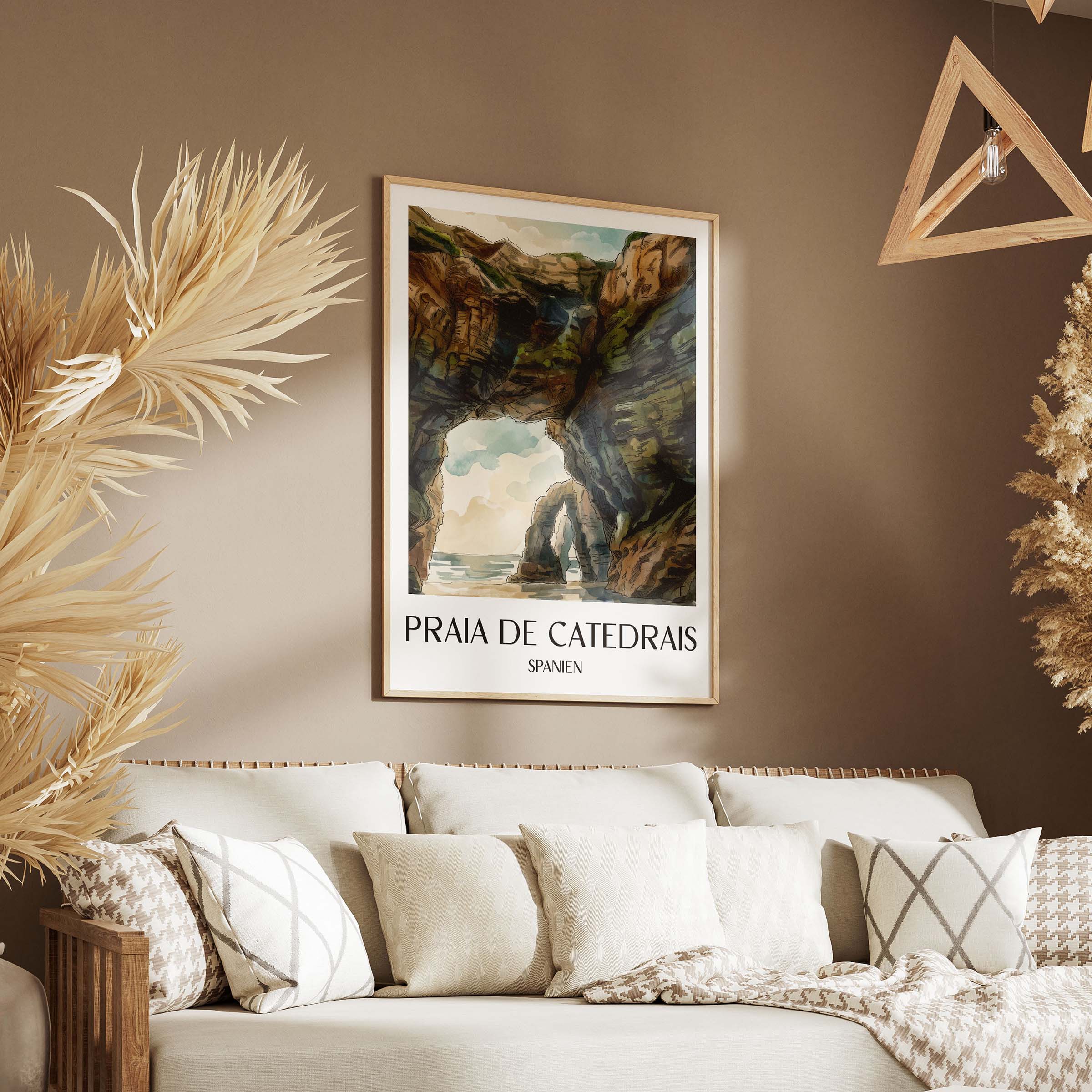 praia-das-catedrais-spanien-spanien-poster-aquarell