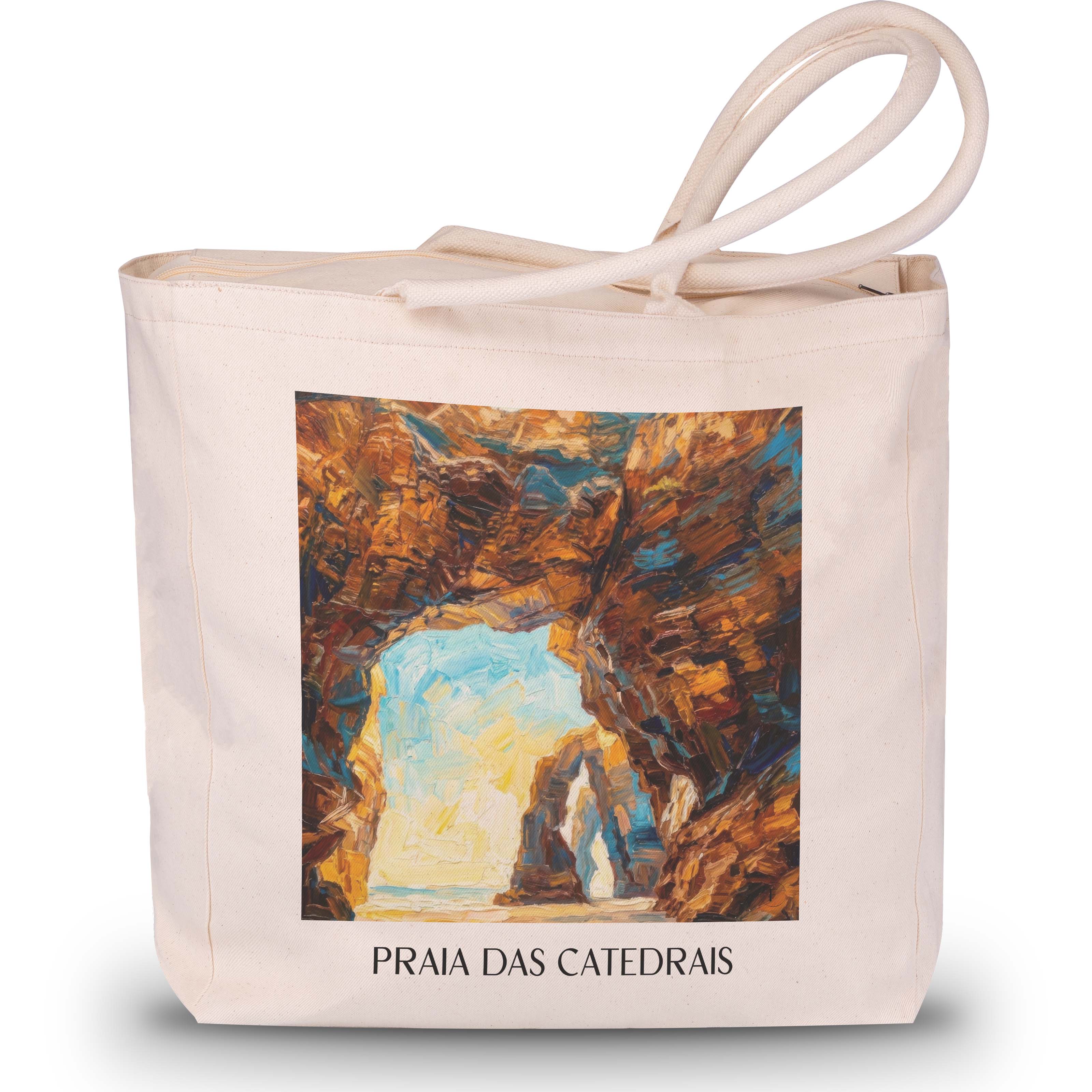 praia-das-catedrais-spanien-spanien-einkaufstasche-oil-painting-oelgemaelde