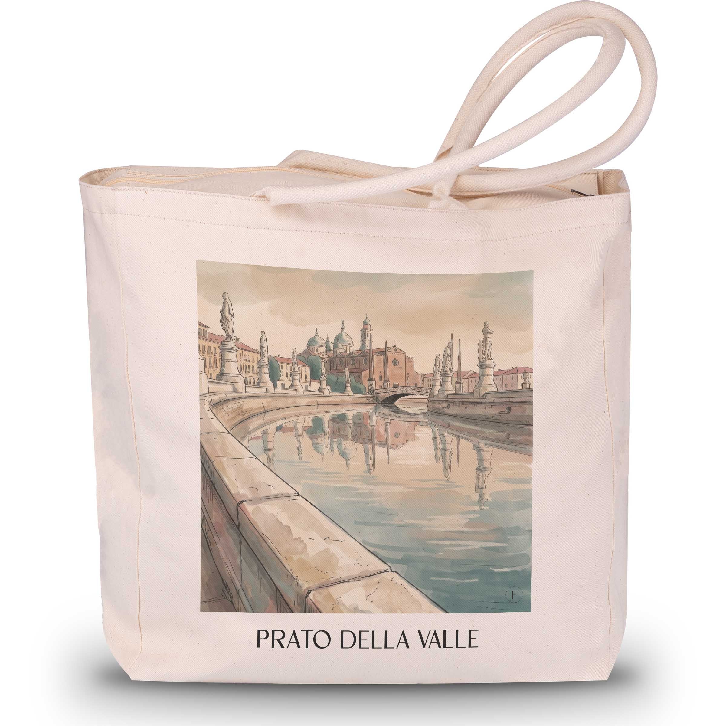 prato-della-valle-padua-italien-einkaufstasche-aquarell