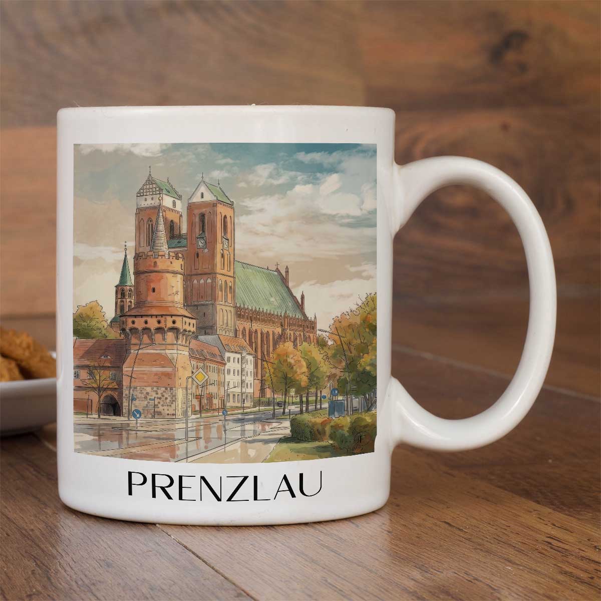 prenzlau-uckermark-deutschland-kaffeebecher-aquarell
