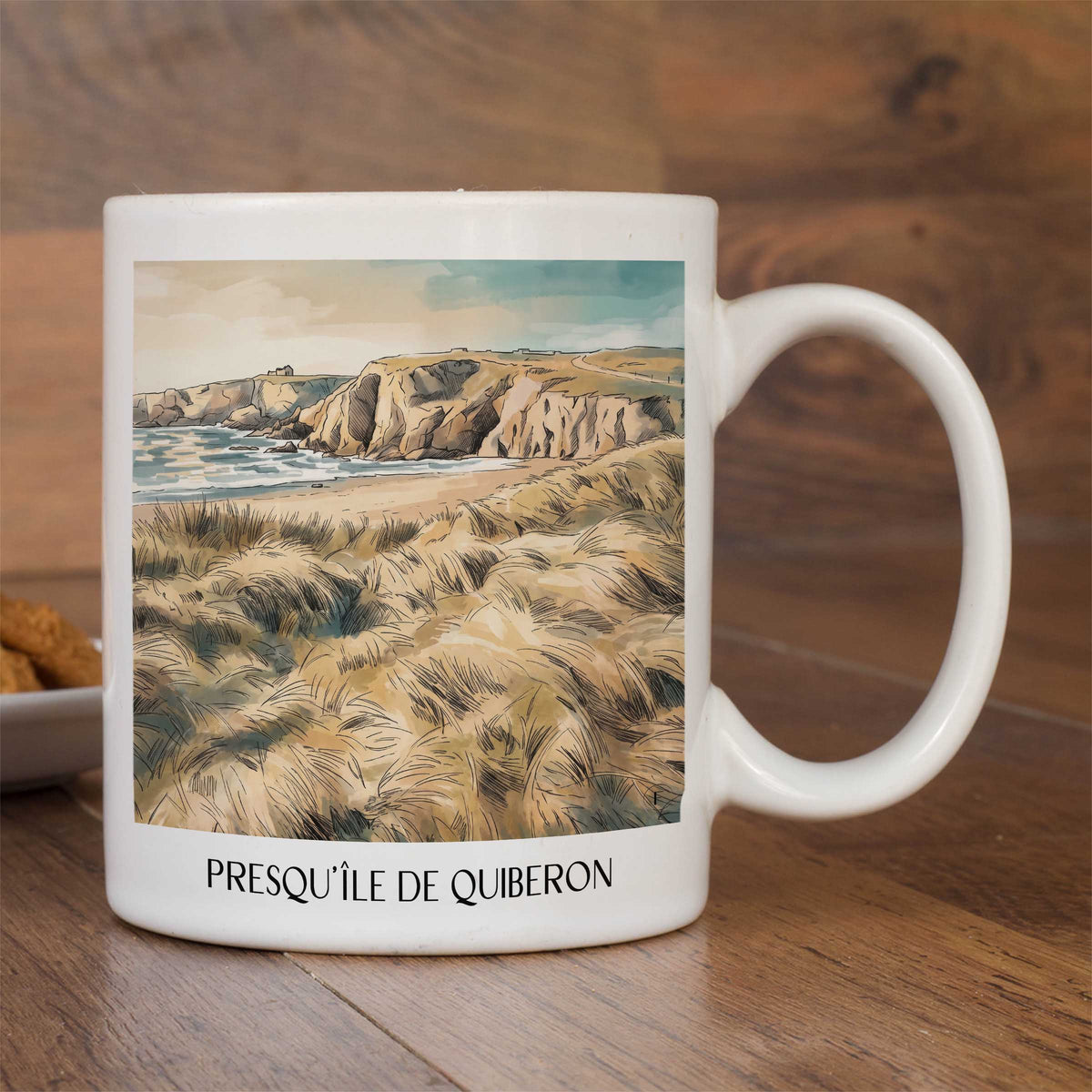 presqu'île-de-quiberon-morbihan-frankreich-kaffeebecher-aquarell
