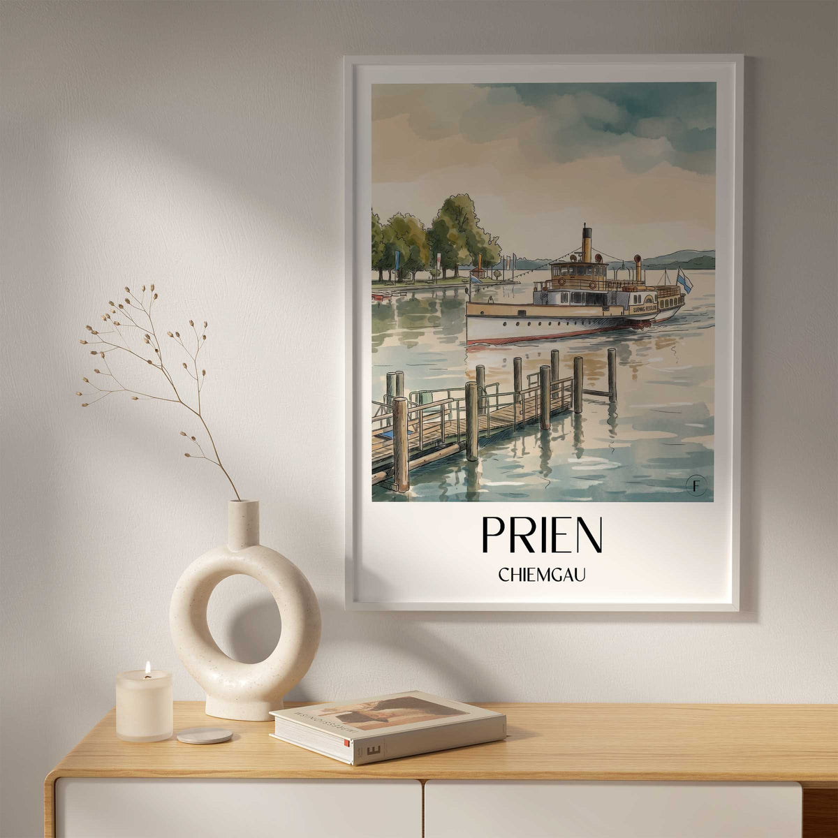 prien-chiemgau-deutschland-poster-aquarell