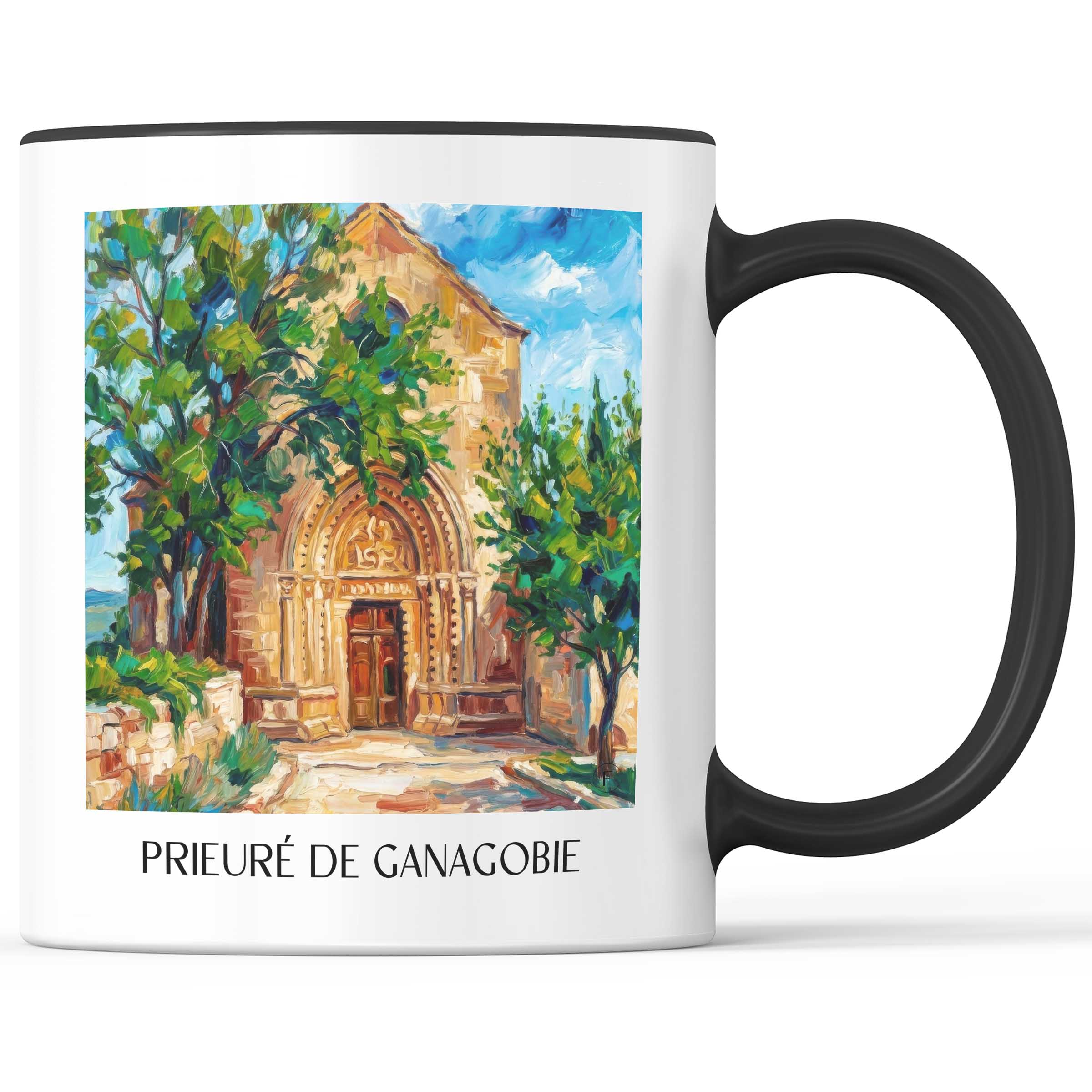 prieuré-de-ganagobie-provence-frankreich-kaffeebecher-oil-painting-oelgemaelde