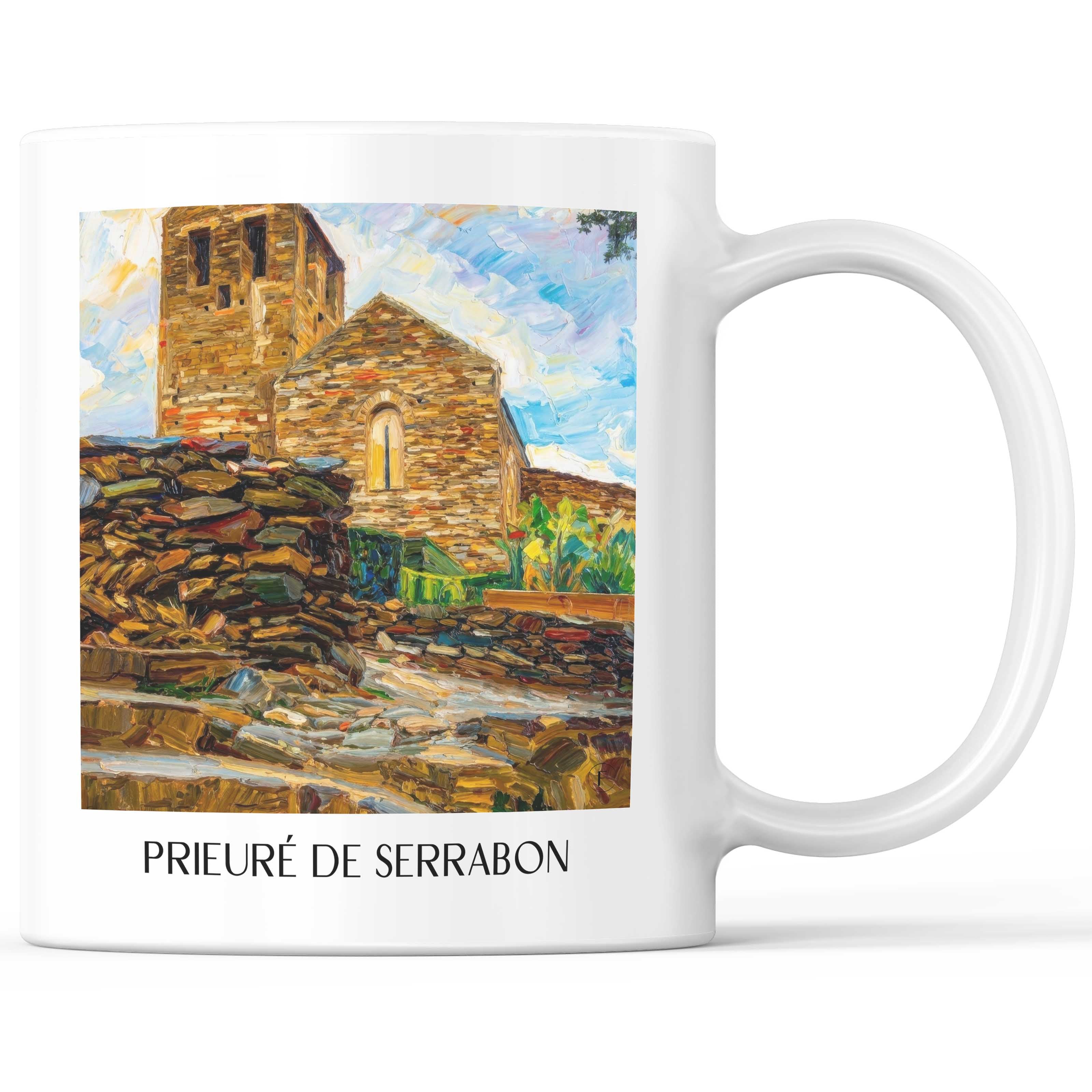 prieuré-de-serrabon--massif-du-canigou-frankreich-kaffeebecher-oil-painting-oelgemaelde