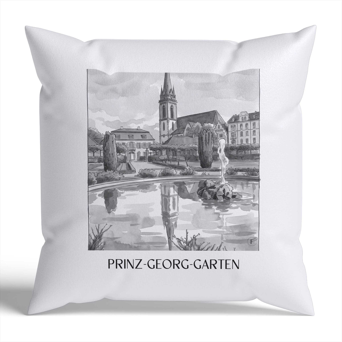 prinz-georg-garten-darmstadt-deutschland-kissenbezug-aquarell-schwarz-weiss