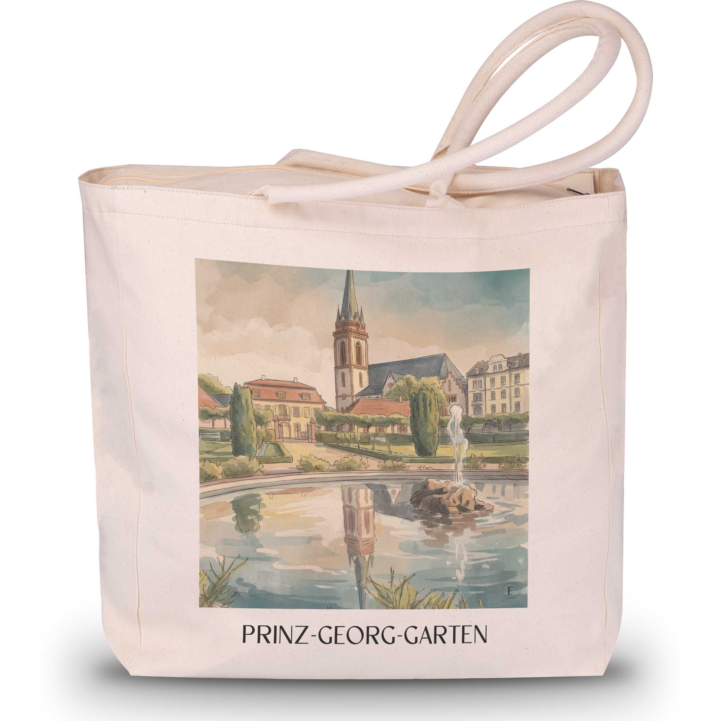prinz-georg-garten-darmstadt-deutschland-einkaufstasche-aquarell