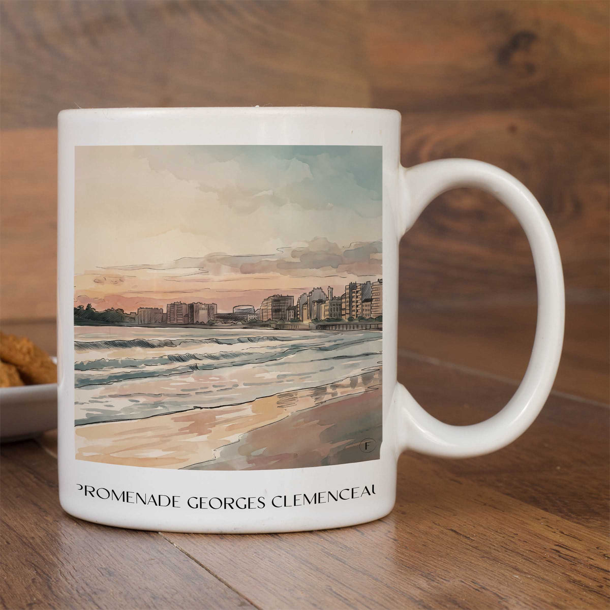 promenade-georges-clemenceau-les-sables-d'olonne-frankreich-kaffeebecher-aquarell