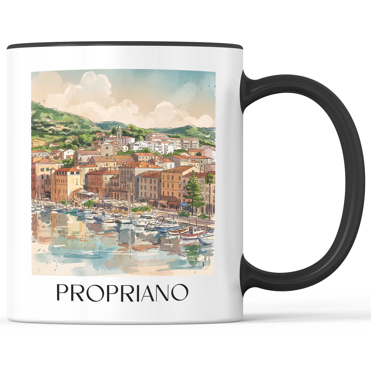 propriano-korsika-frankreich-kaffeebecher-aquarell