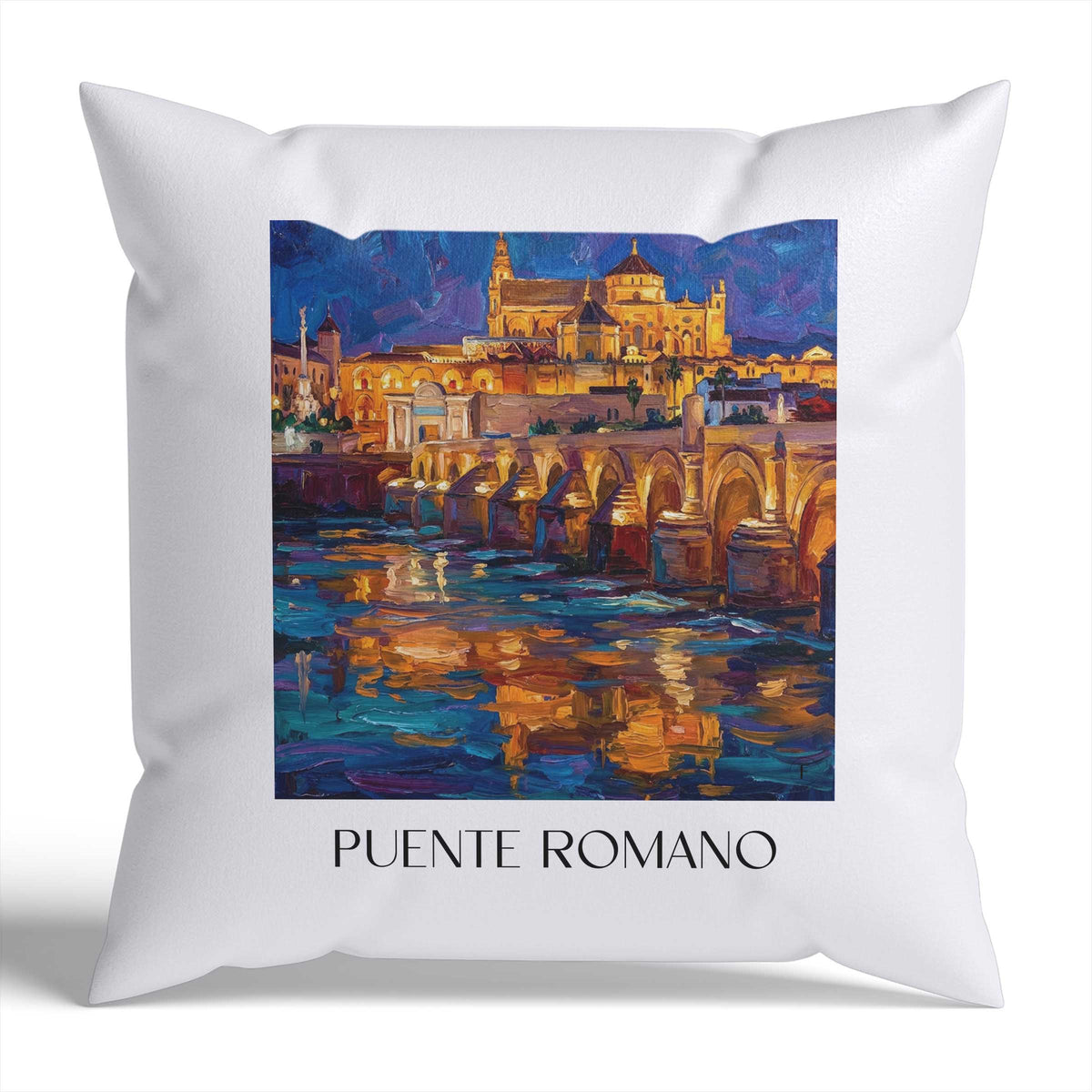 puente-romano-córdoba-spanien-kissenbezug-oil-painting-oelgemaelde