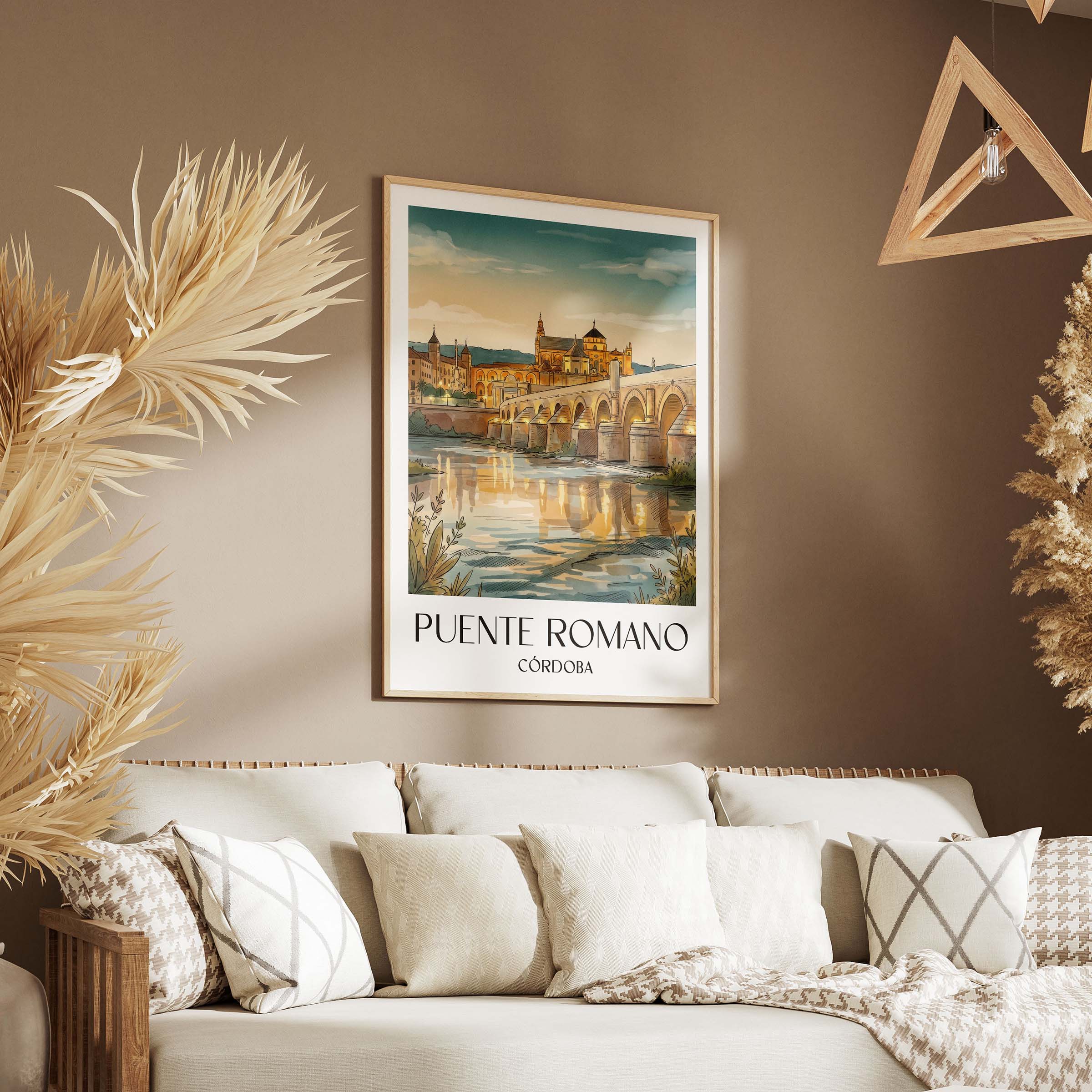 puente-romano-córdoba-spanien-poster-aquarell