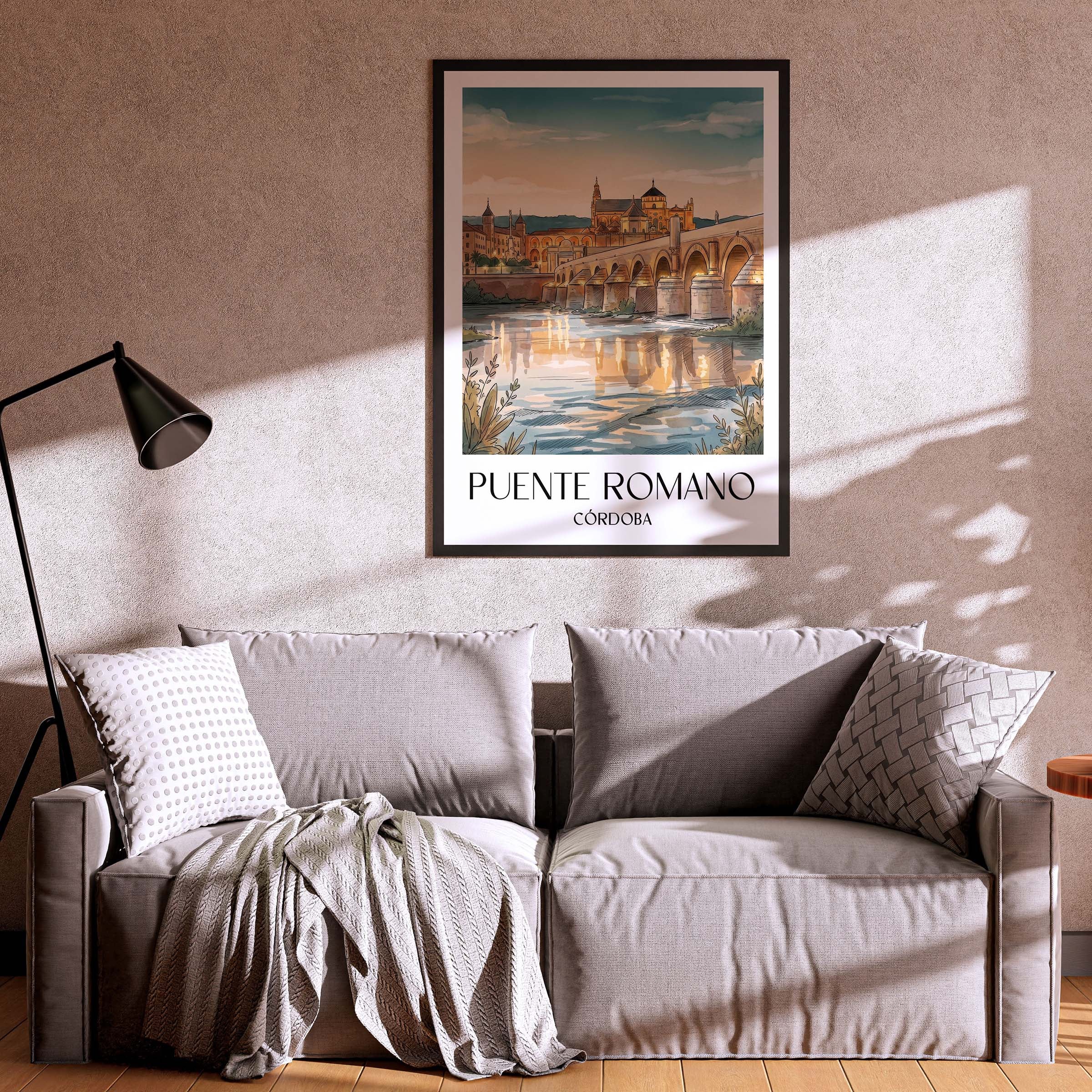puente-romano-córdoba-spanien-poster-aquarell