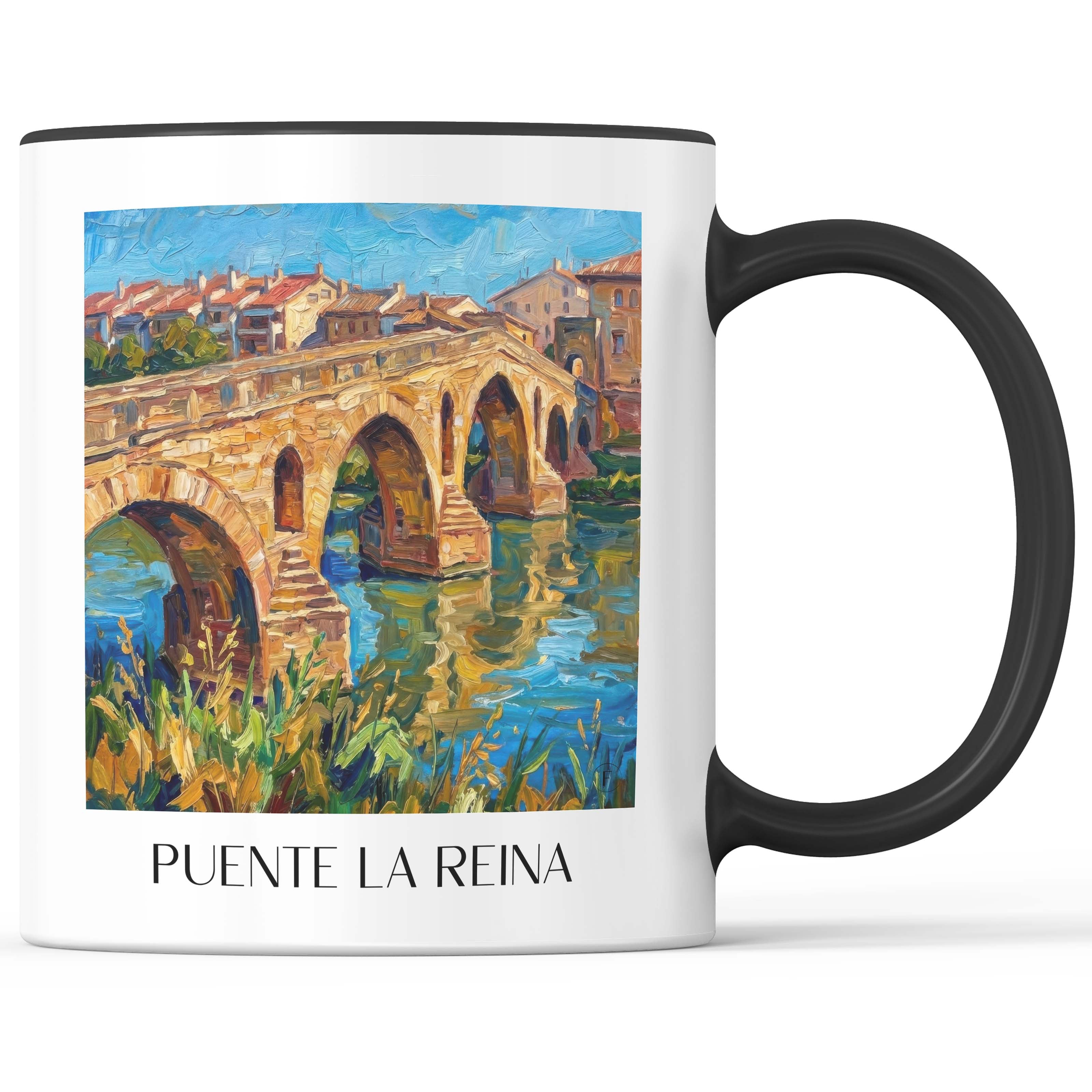 puente-la-reina-spanien-spanien-kaffeebecher-oil-painting-oelgemaelde