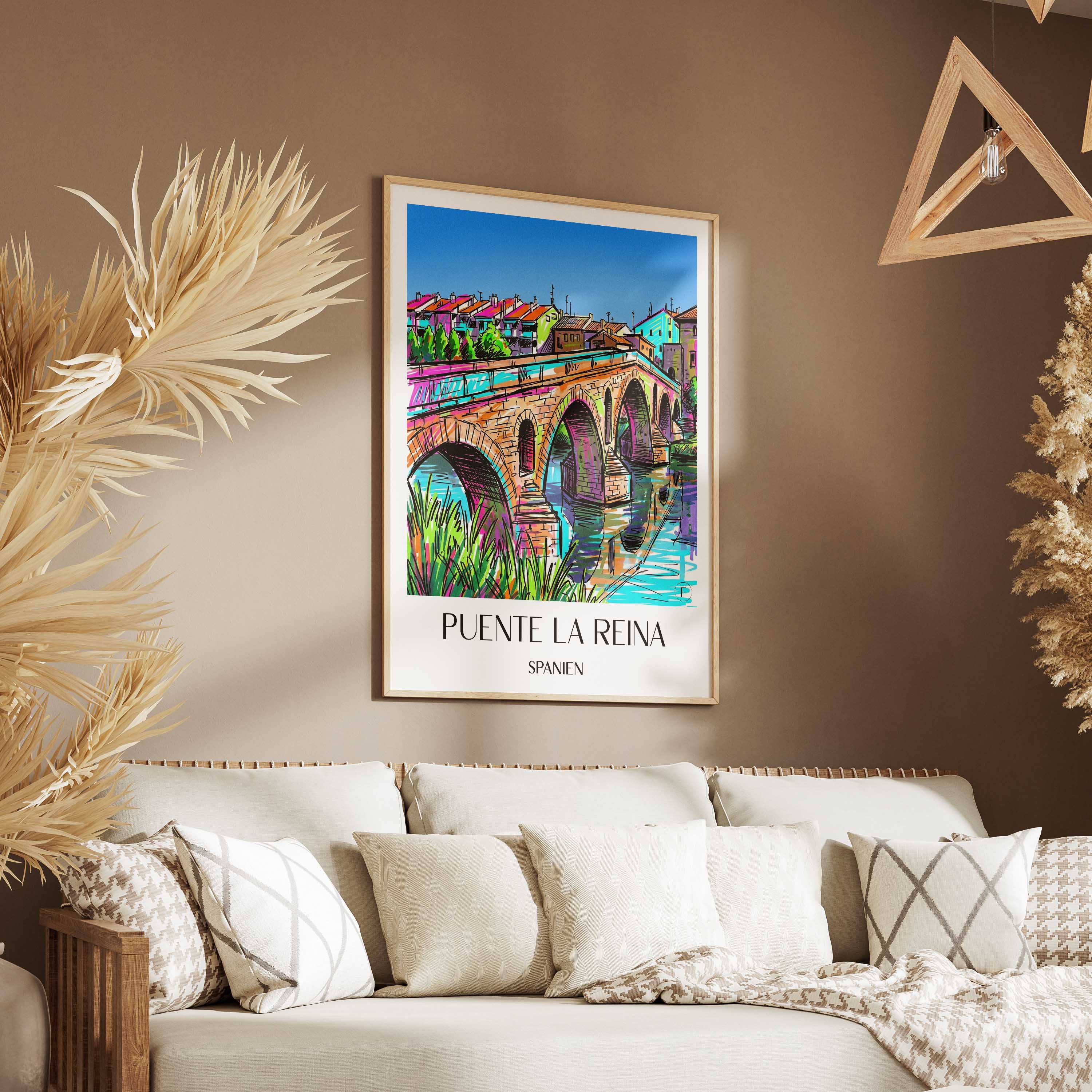 puente-la-reina-spanien-spanien-poster-graffiti