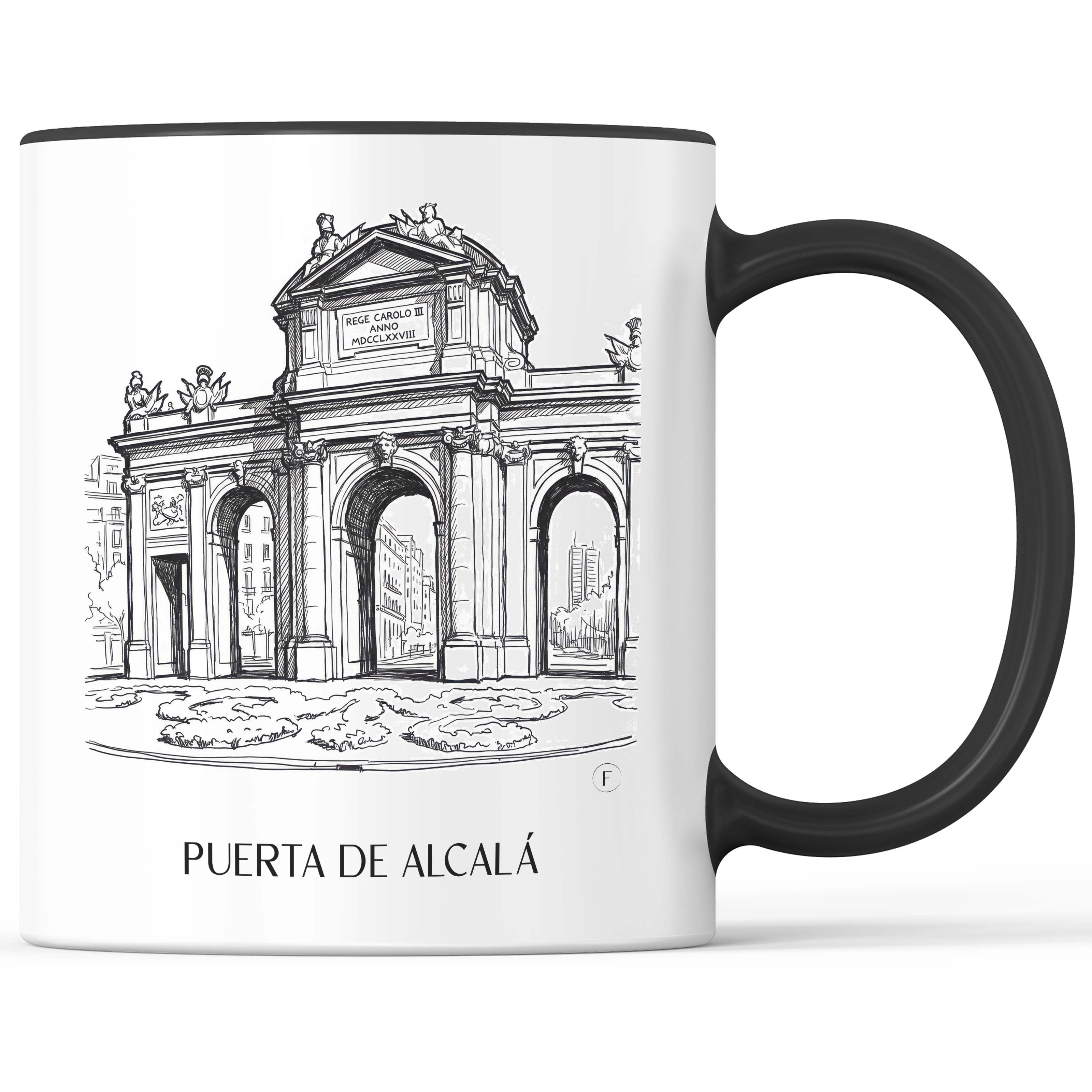 puerta-de-alcalá-madrid-spanien-kaffeebecher-skizze