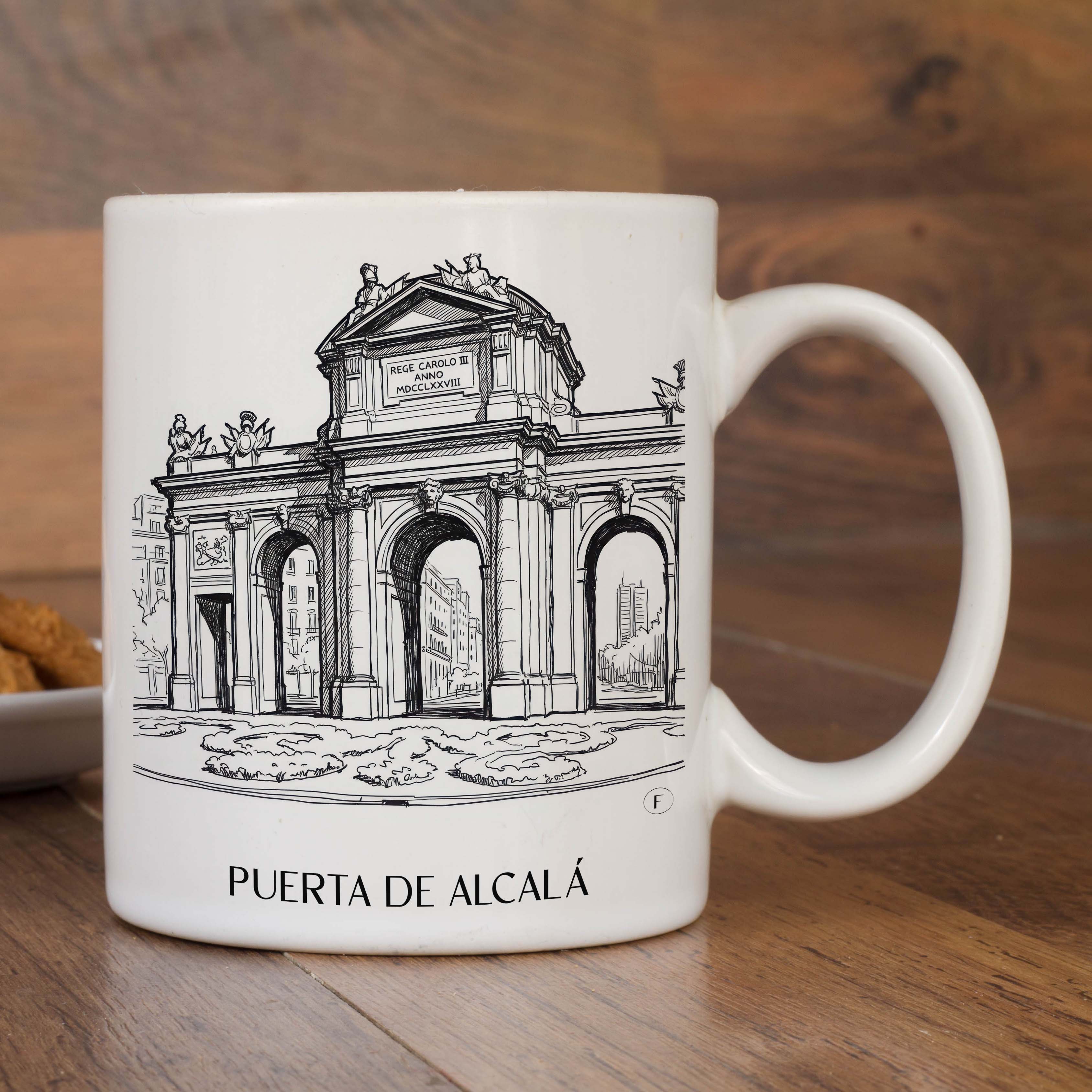 puerta-de-alcalá-madrid-spanien-kaffeebecher-skizze