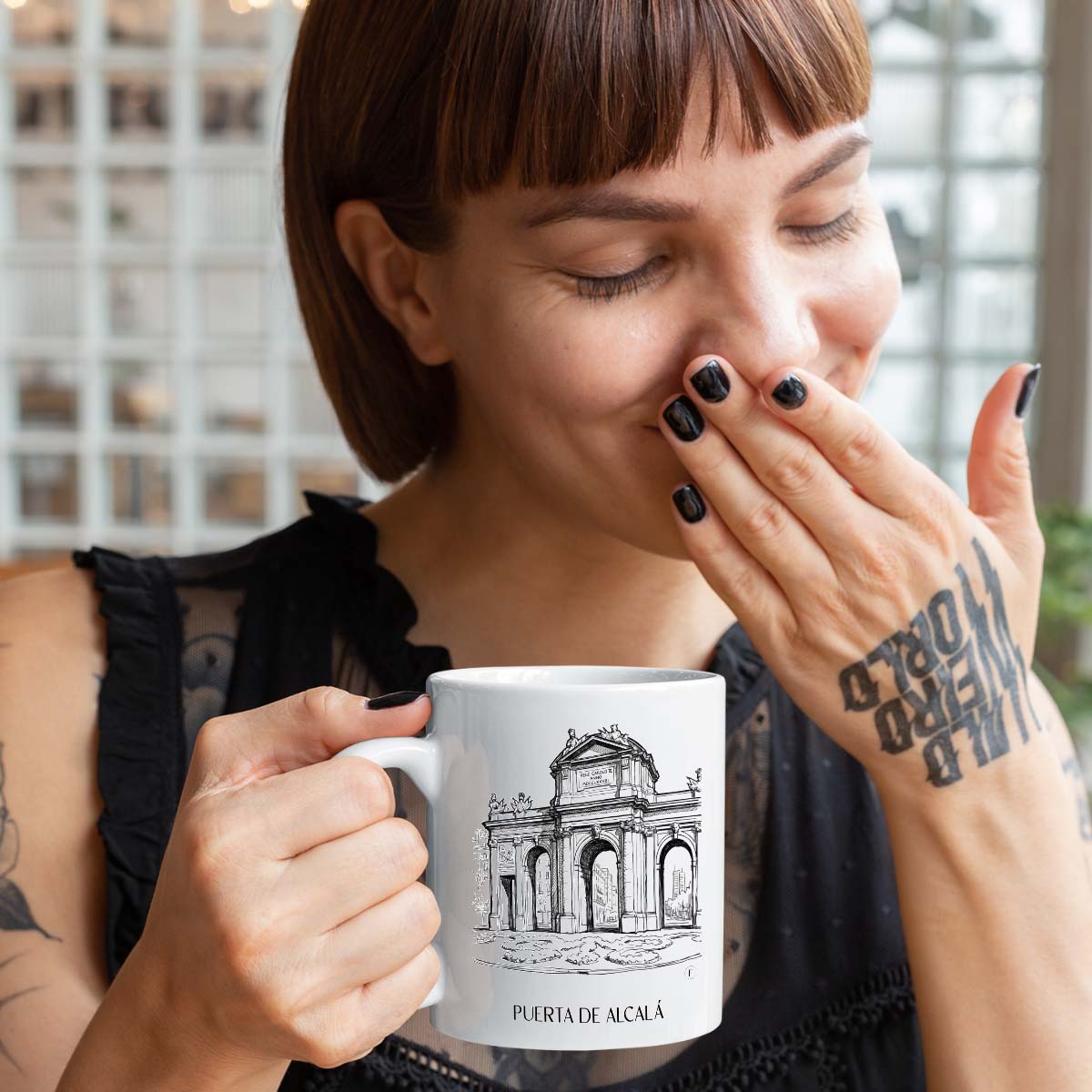 puerta-de-alcalá-madrid-spanien-kaffeebecher-skizze