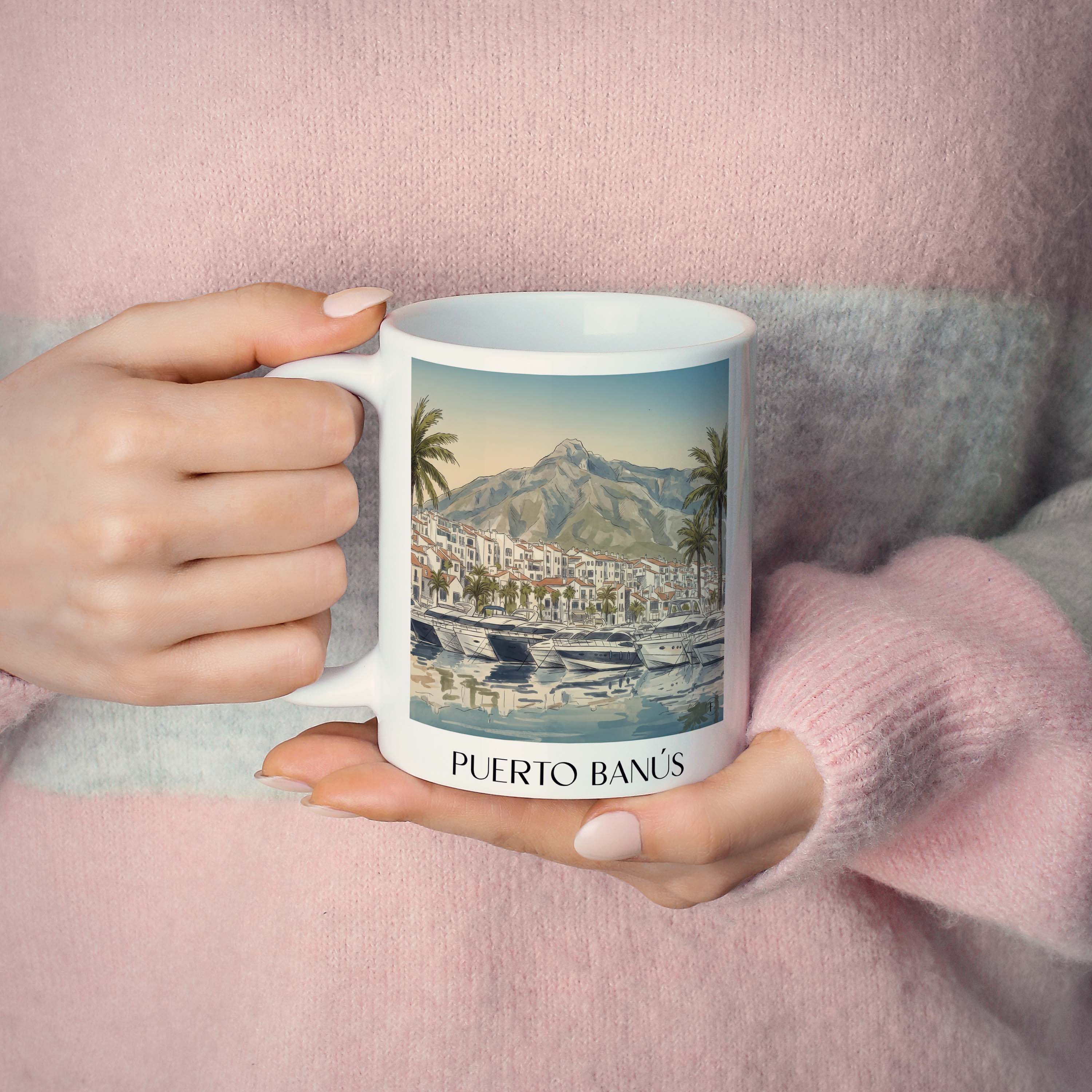puerto-banús-marbella-spanien-kaffeebecher-aquarell
