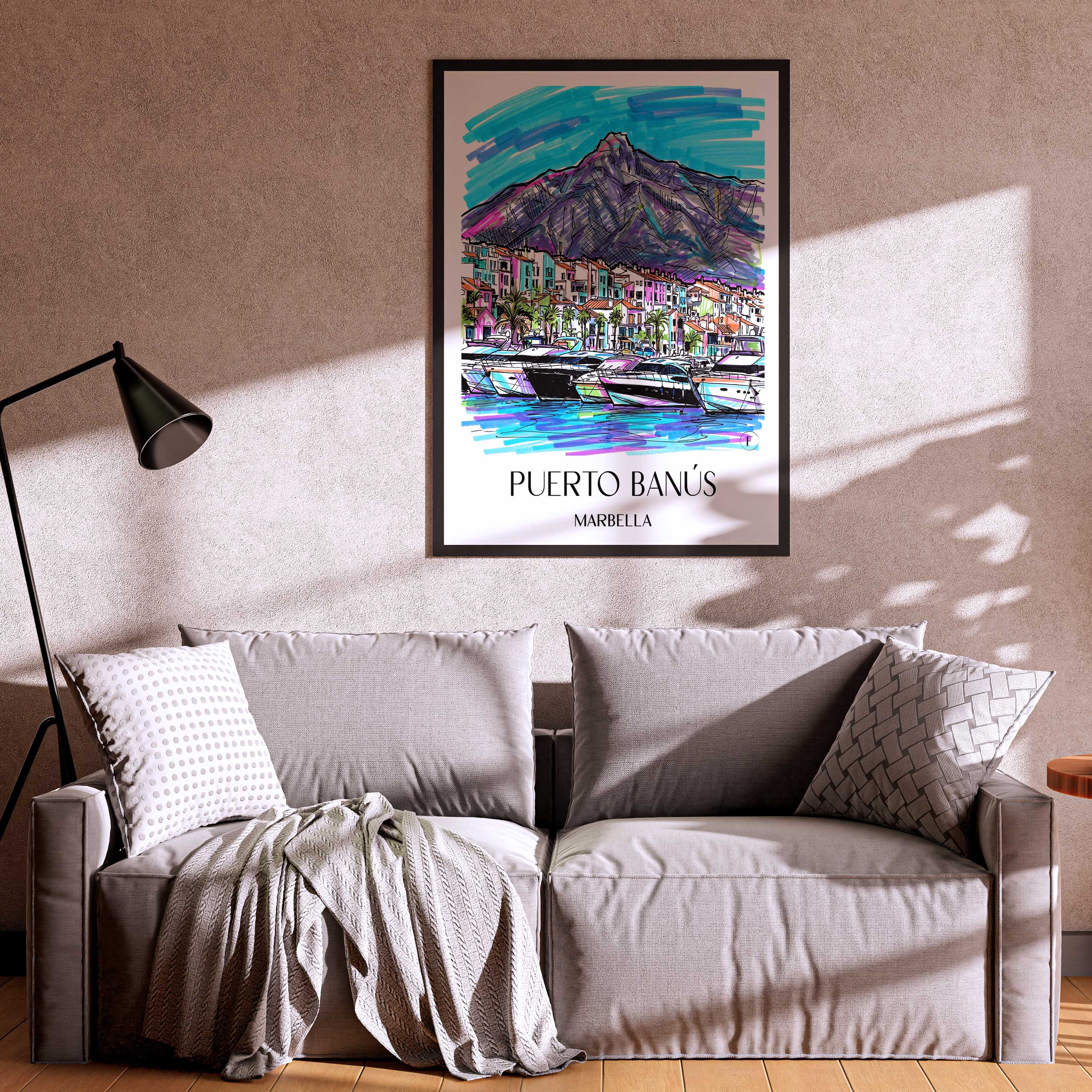puerto-banús-marbella-spanien-poster-graffiti