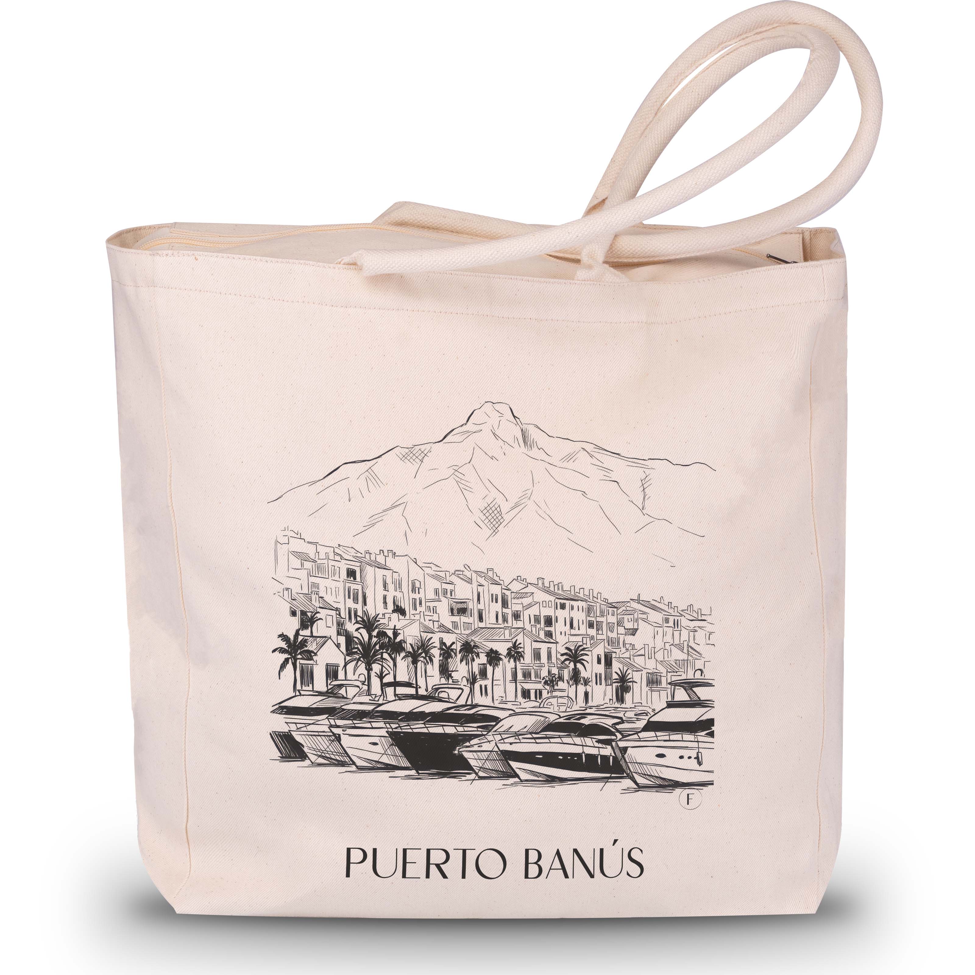 puerto-banús-marbella-spanien-einkaufstasche-skizze