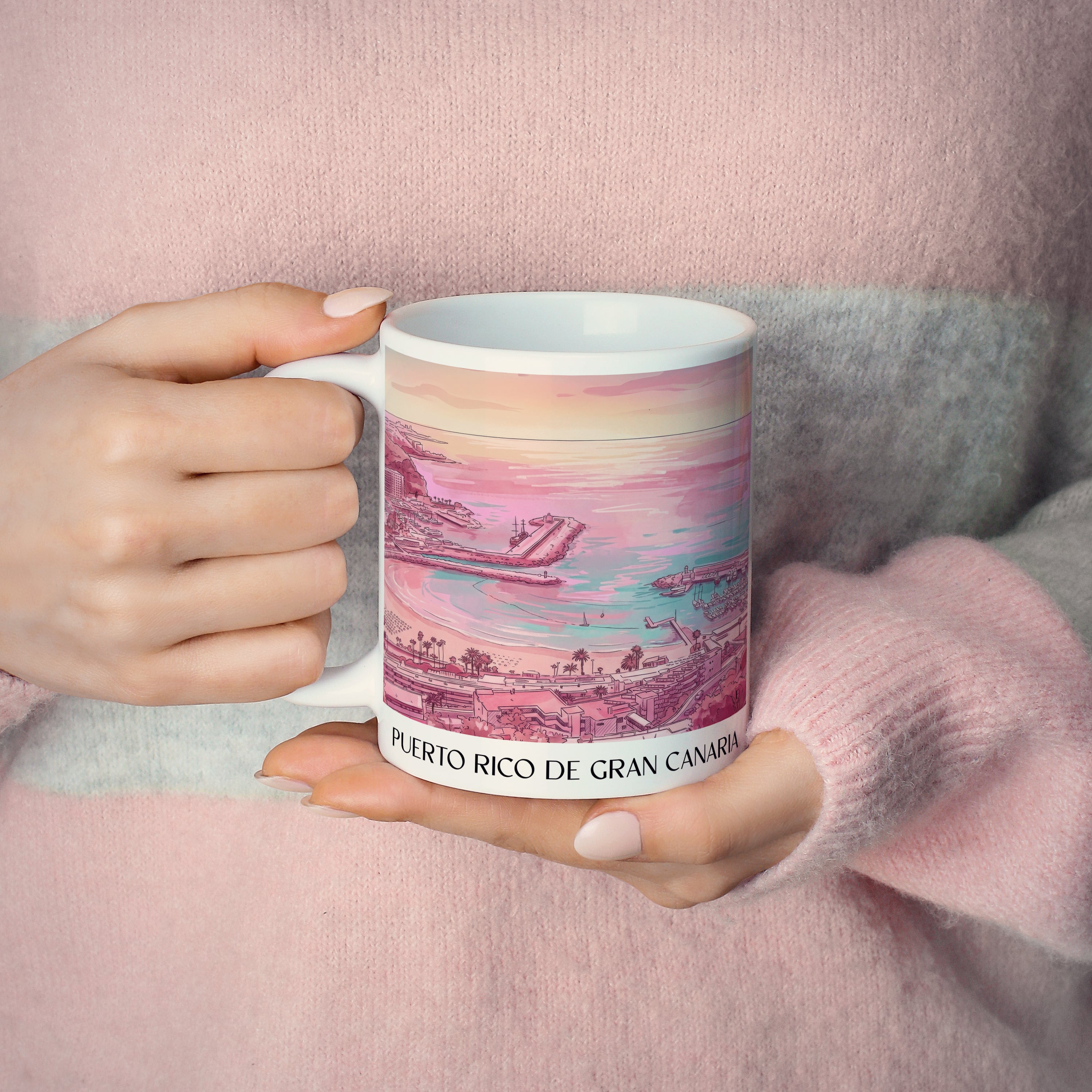puerto-rico-gran-canaria-usa-und-spanien-kaffeebecher-aquarell-pink-rosa